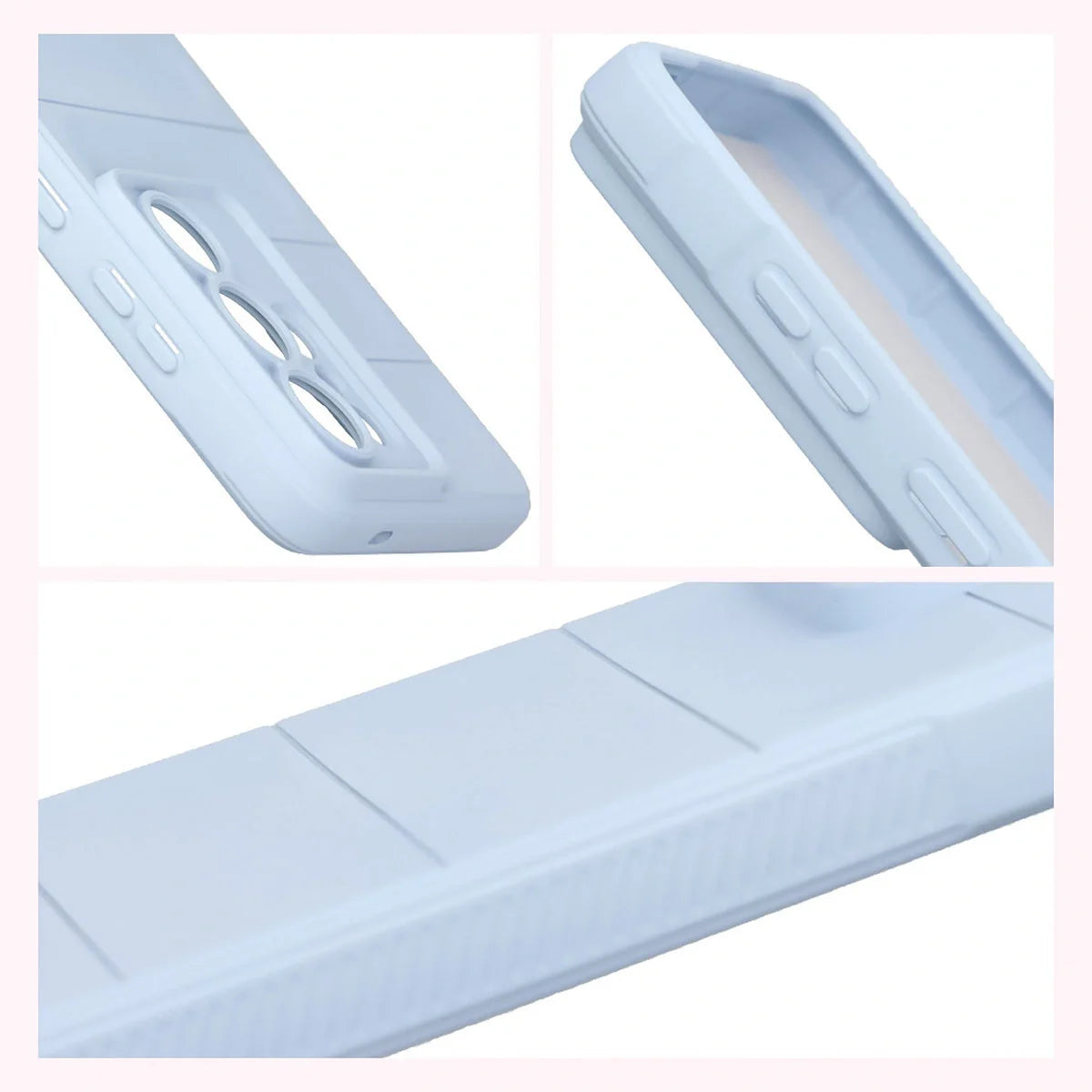Robuste Handyhülle für Galaxy S26 Ultra, Bizon Case Tur, Hellblau