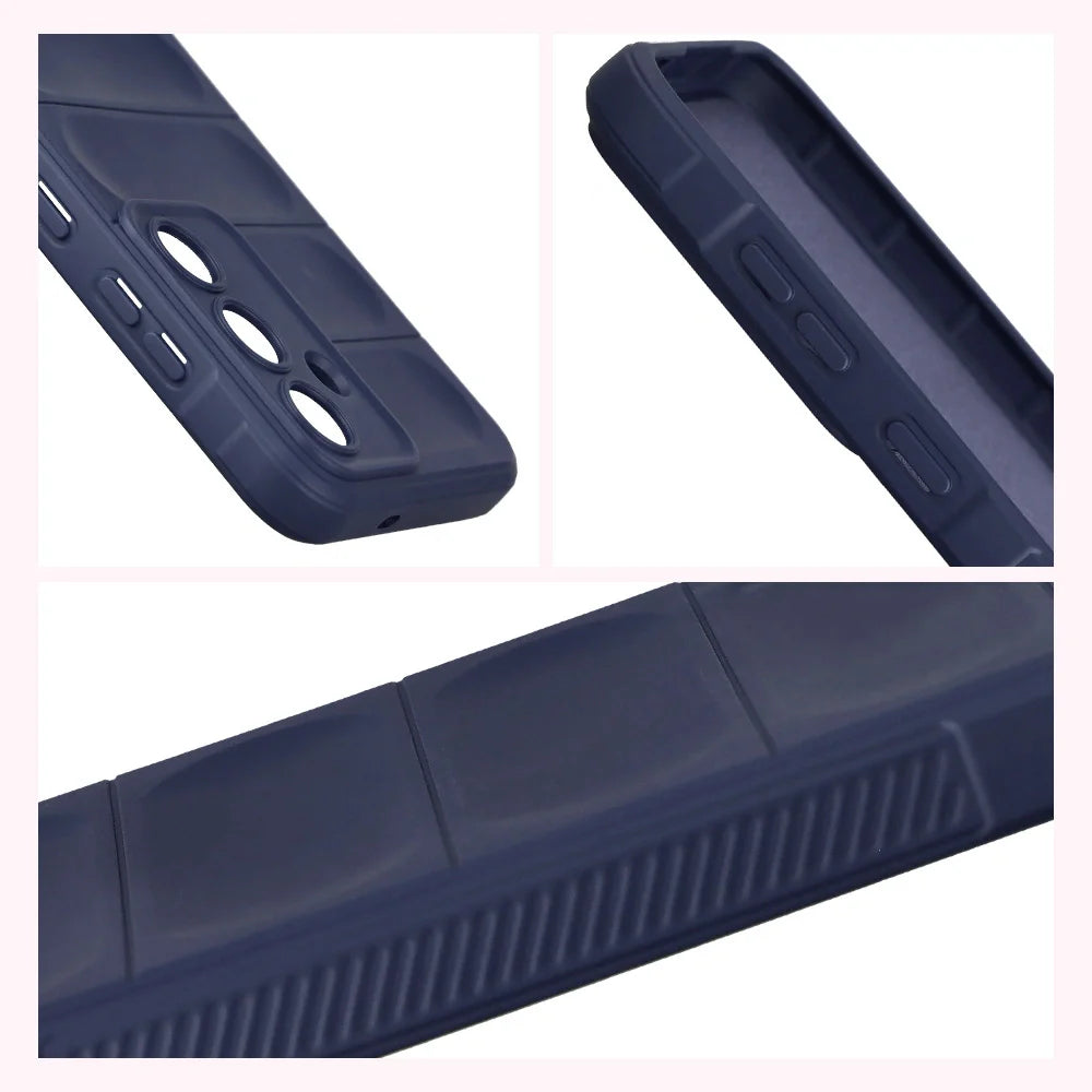 Robuste Handyhülle für Galaxy S25 FE, Bizon Case Tur, Dunkelblau