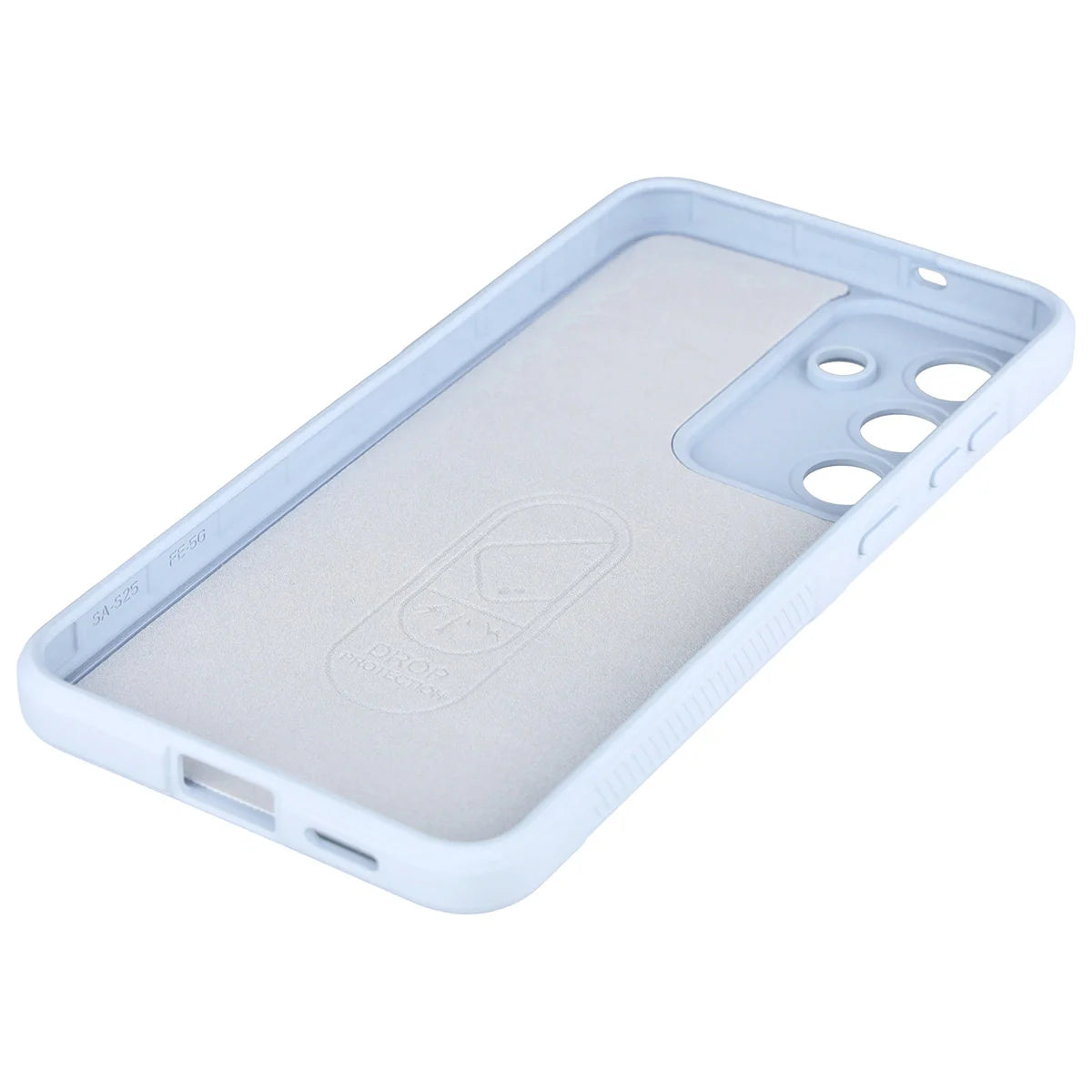 Robuste Handyhülle für Galaxy S25 FE, Bizon Case Tur, Hellblau