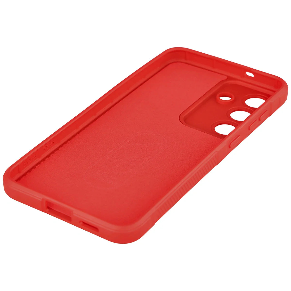 Robuste Handyhülle für Galaxy S25 FE, Bizon Case Tur, Rot