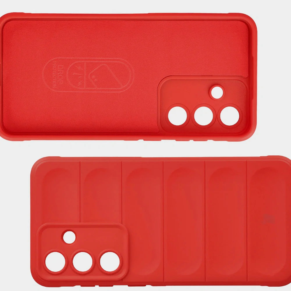 Robuste Handyhülle für Galaxy S25 FE, Bizon Case Tur, Rot