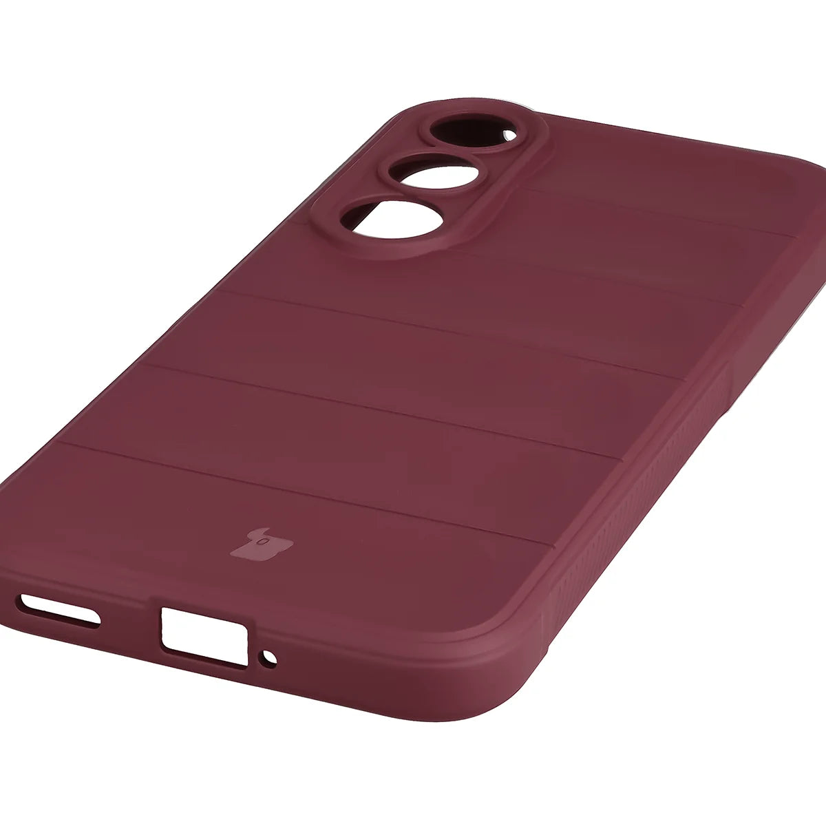 Robuste Handyhülle für Vivo V70 FE 5G, Bizon Case Tur, Burgunderrot