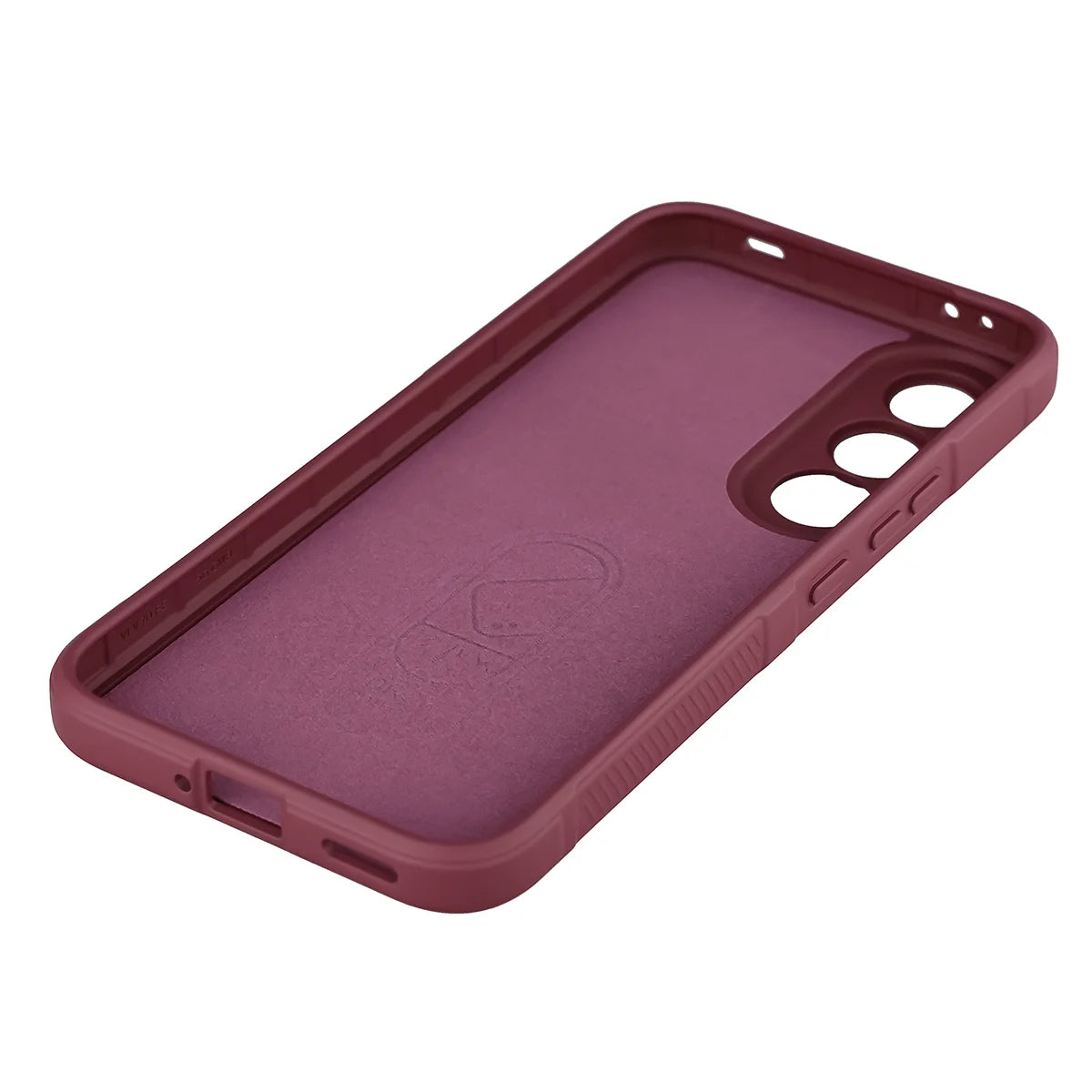 Robuste Handyhülle für Vivo V70 FE 5G, Bizon Case Tur, Burgunderrot