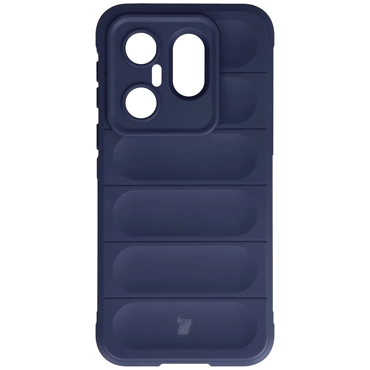 Robuste Handyhülle für Vivo X200 FE, Bizon Case Tur, Dunkelblau