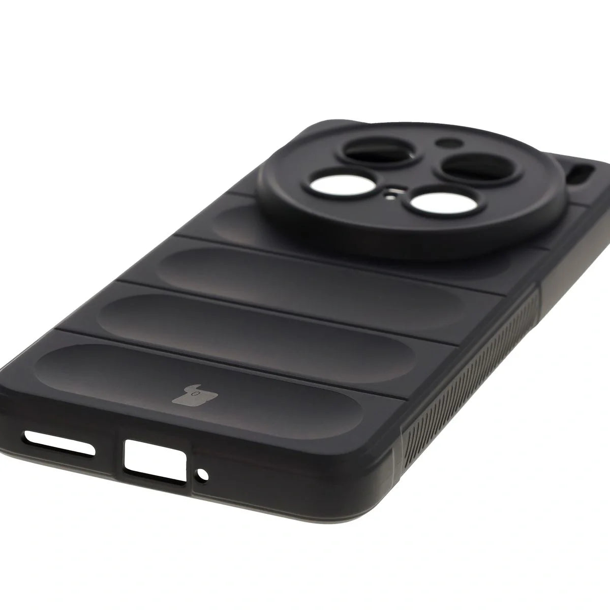 Robuste Handyhülle für Vivo X200 Pro, Bizon Case Tur, Schwarz