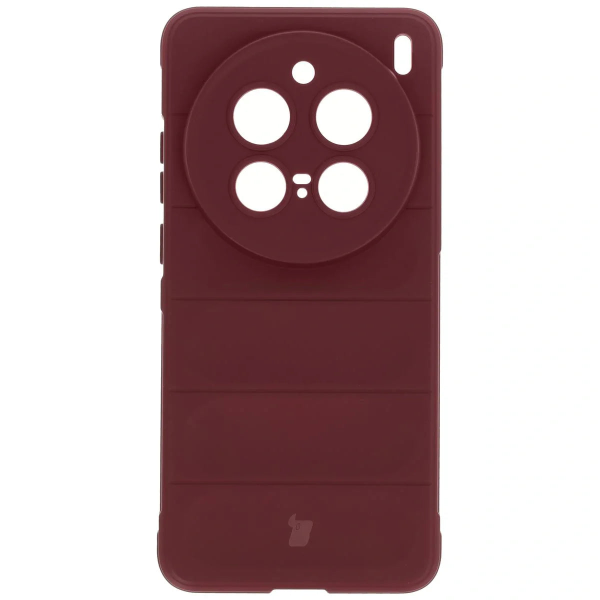 Robuste Handyhülle für Vivo X200 Pro, Bizon Case Tur, Burgunderrot