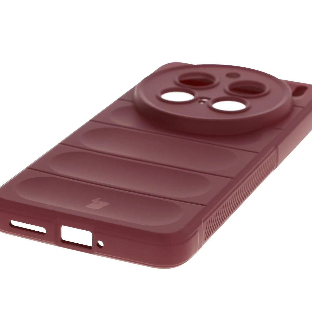 Robuste Handyhülle für Vivo X200 Pro, Bizon Case Tur, Burgunderrot
