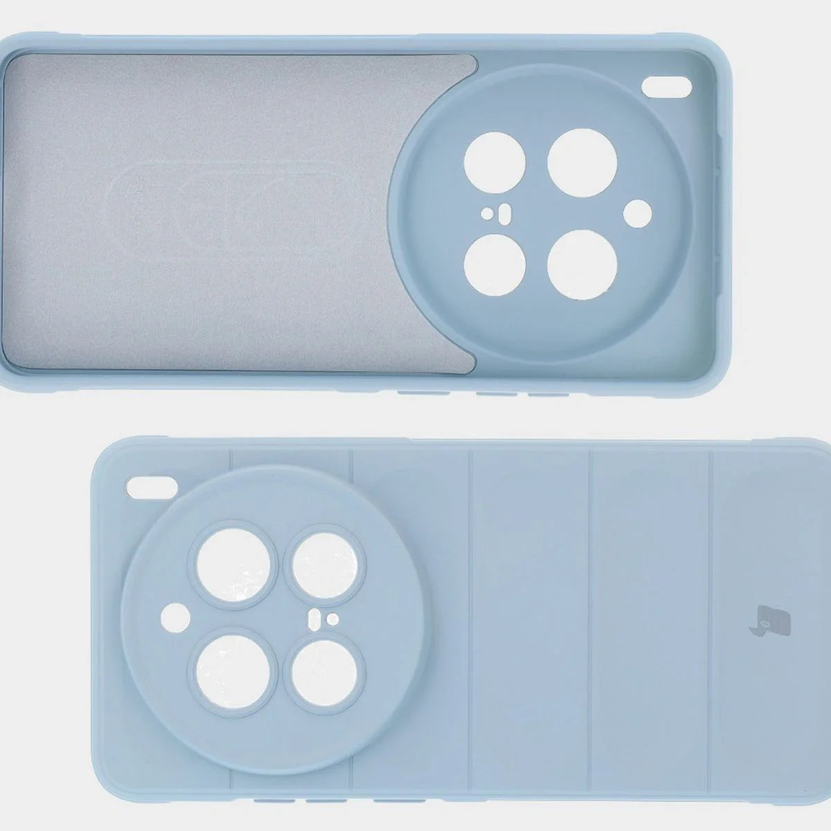 Robuste Handyhülle für Vivo X200 Pro, Bizon Case Tur, Hellblau