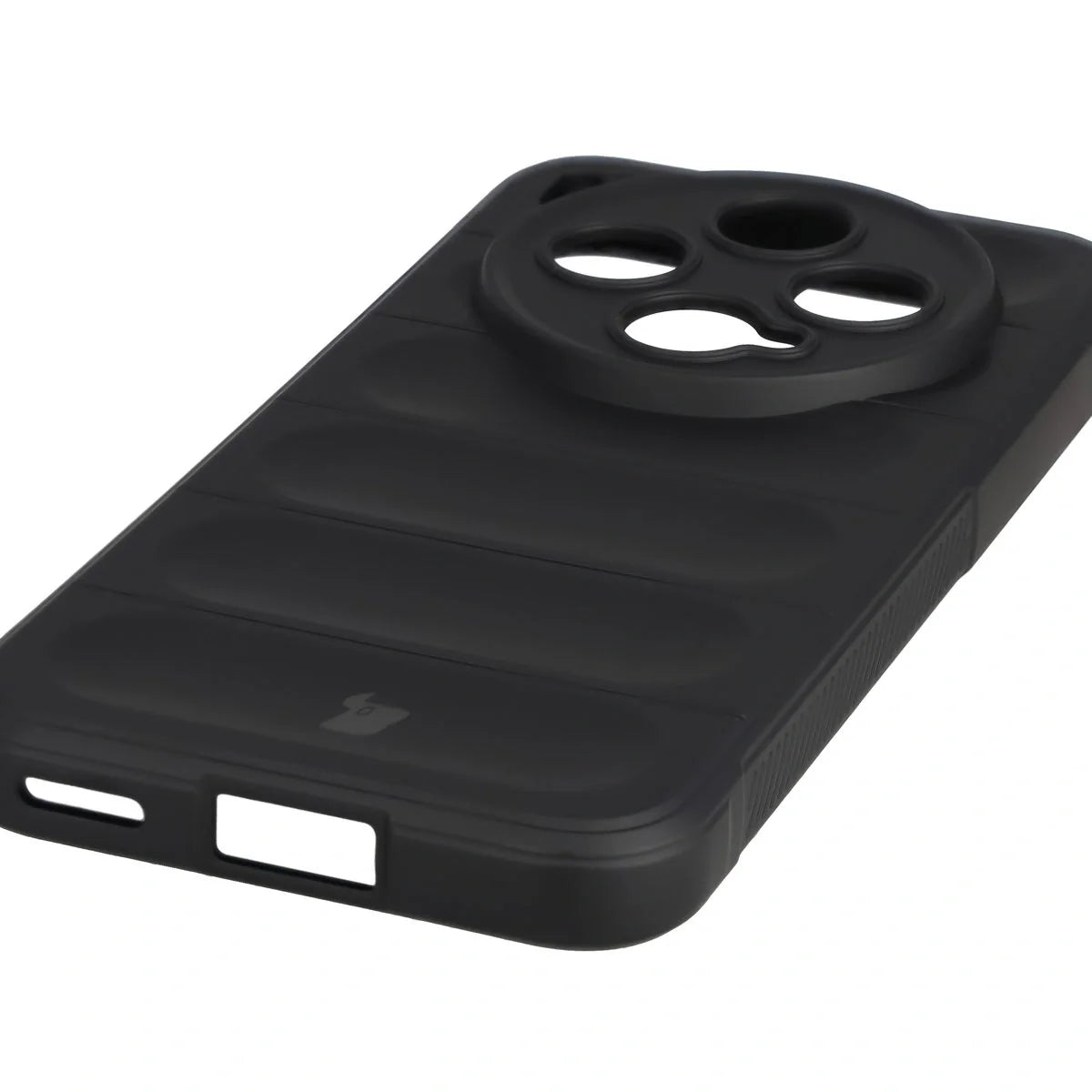 Robuste Handyhülle für Vivo X300, Bizon Case Tur, Schwarz