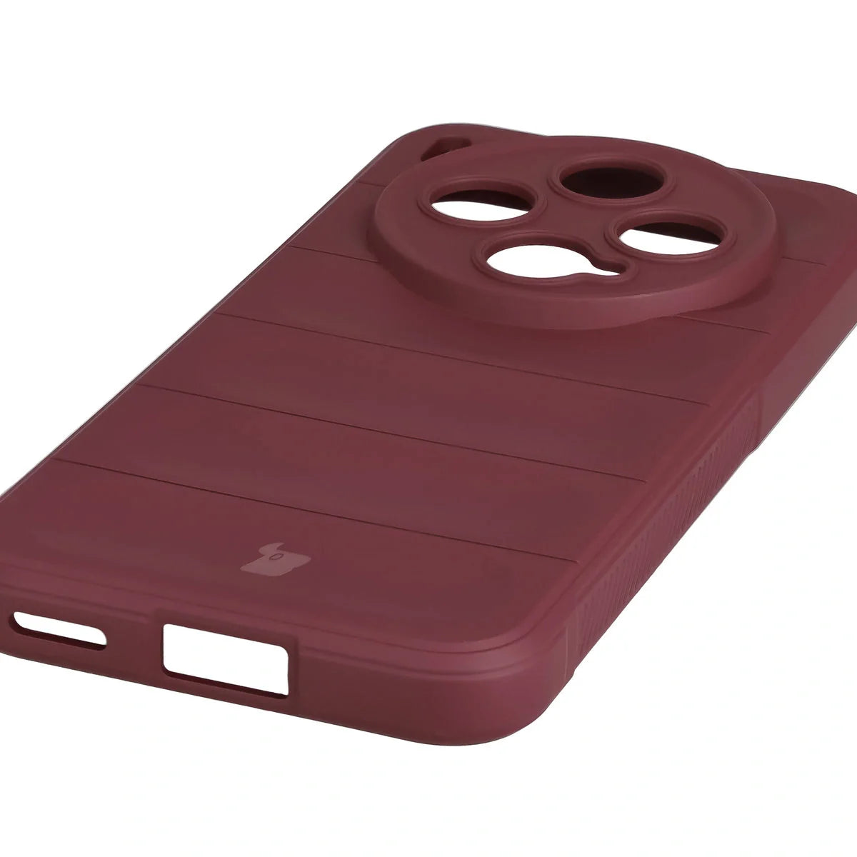 Robuste Handyhülle für Vivo X300, Bizon Case Tur, Burgunderrot