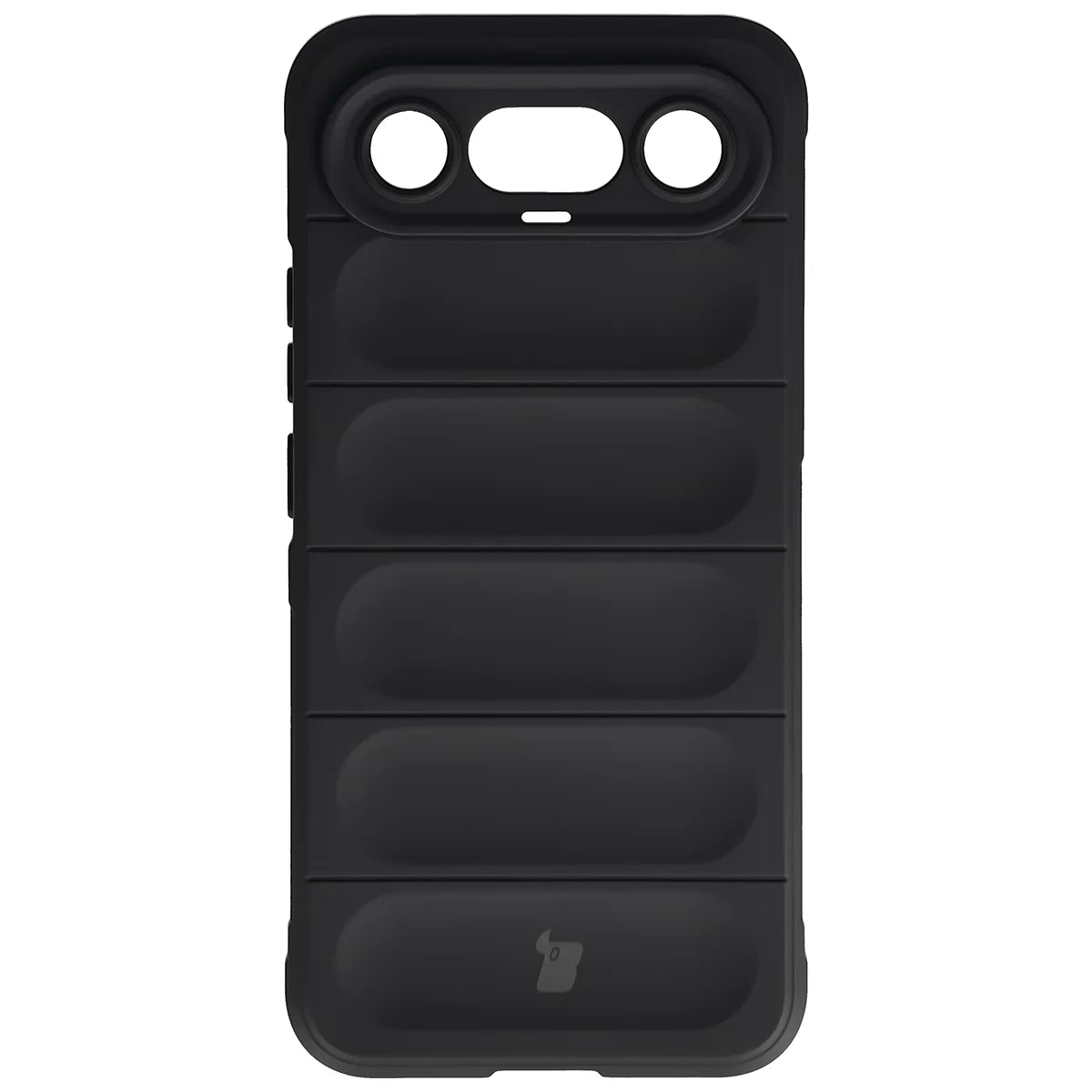 Robuste Handyhülle für Vivo X300 FE, Bizon Case Tur, Schwarz
