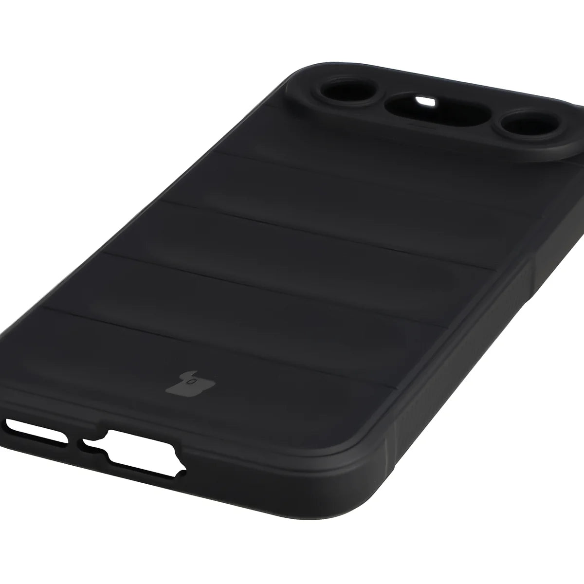 Robuste Handyhülle für Vivo X300 FE, Bizon Case Tur, Schwarz