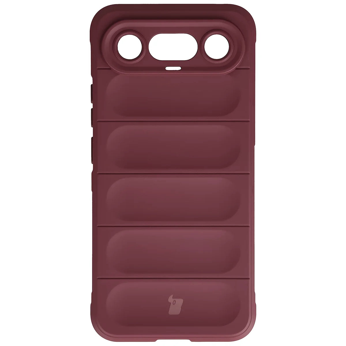 Robuste Handyhülle für Vivo X300 FE, Bizon Case Tur, Burgunderrot