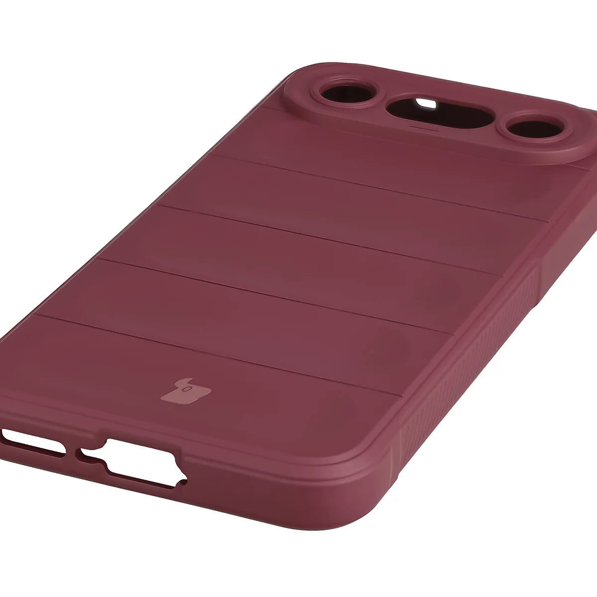 Robuste Handyhülle für Vivo X300 FE, Bizon Case Tur, Burgunderrot
