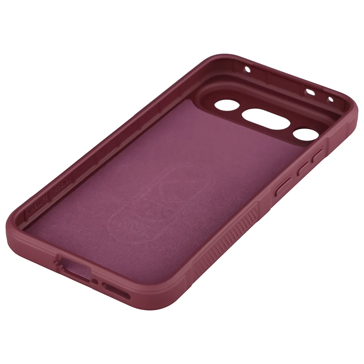 Robuste Handyhülle für Vivo X300 FE, Bizon Case Tur, Burgunderrot