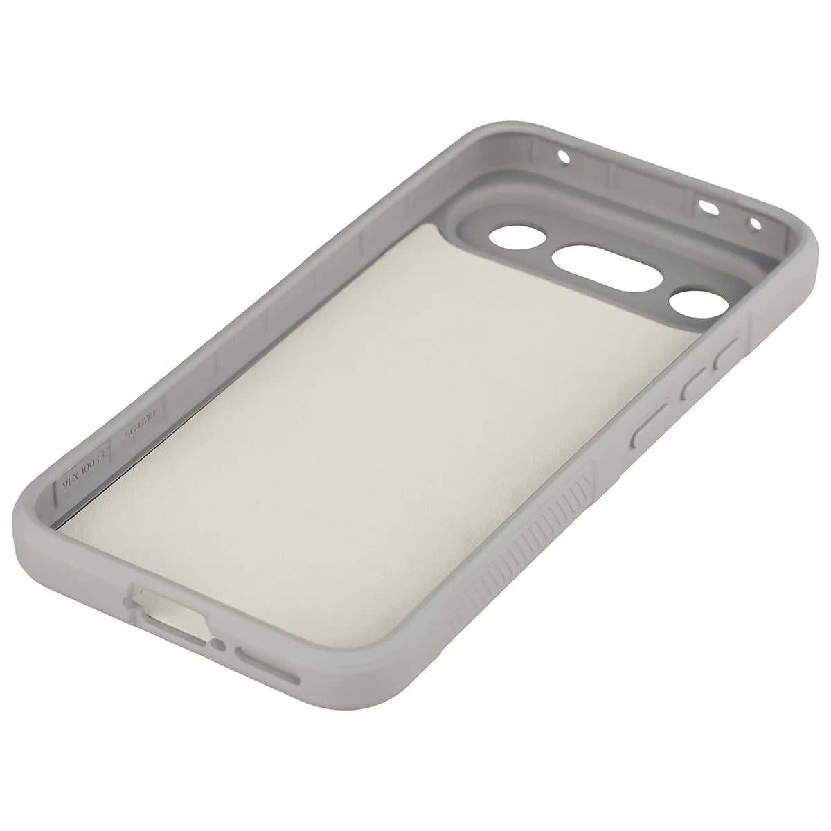 Robuste Handyhülle für Vivo X300 FE, Bizon Case Tur, Hellgrau