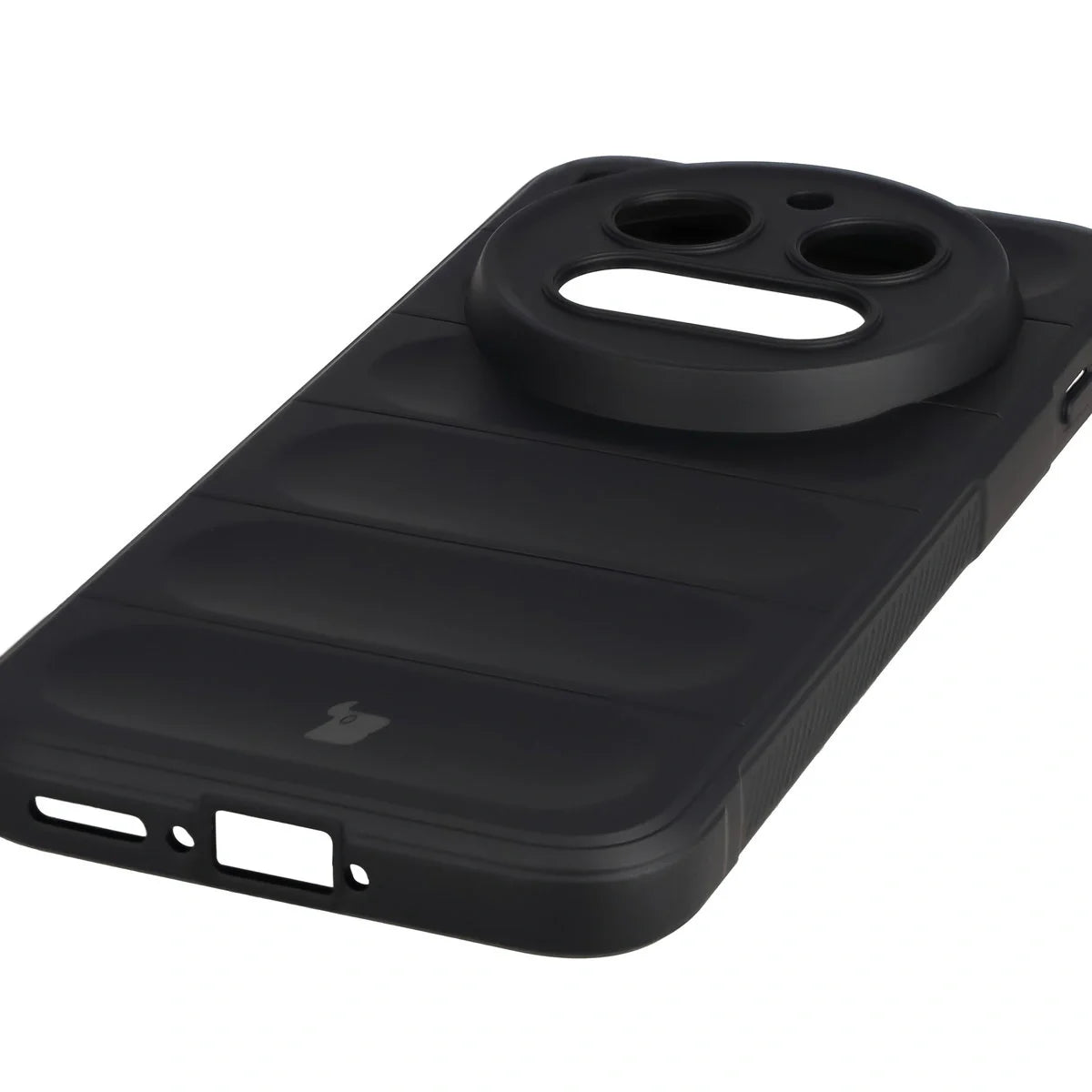Robuste Handyhülle für Vivo X300 Pro, Bizon Case Tur, Schwarz