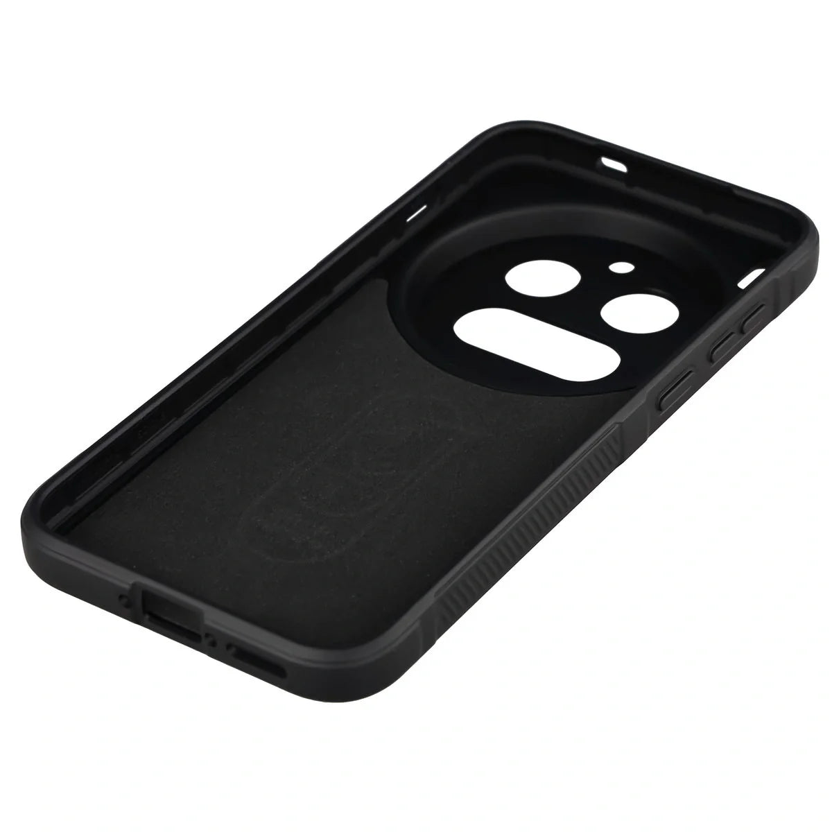 Robuste Handyhülle für Vivo X300 Pro, Bizon Case Tur, Schwarz