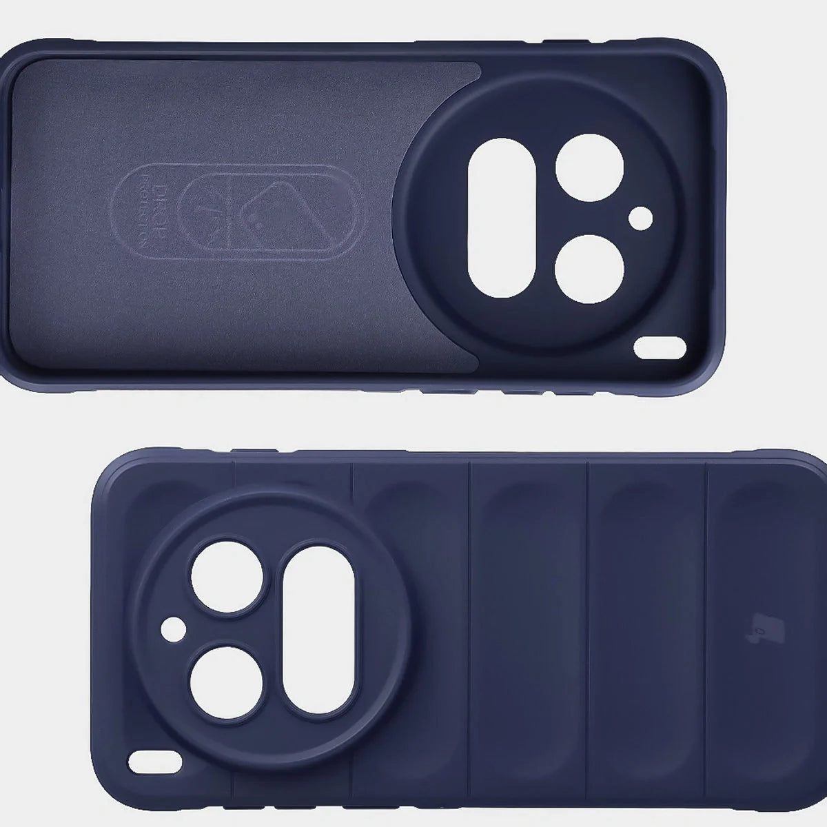 Robuste Handyhülle für Vivo X300 Pro, Bizon Case Tur, Dunkelblau
