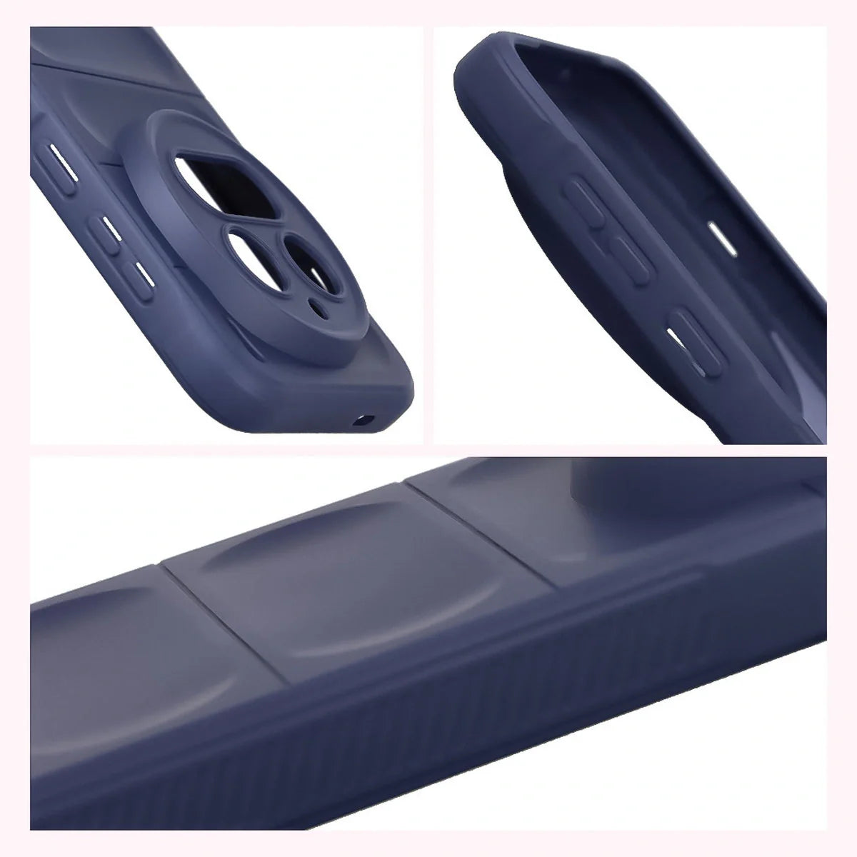 Robuste Handyhülle für Vivo X300 Pro, Bizon Case Tur, Dunkelblau