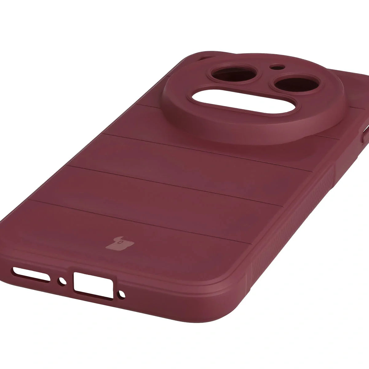 Robuste Handyhülle für Vivo X300 Pro, Bizon Case Tur, Burgunderrot