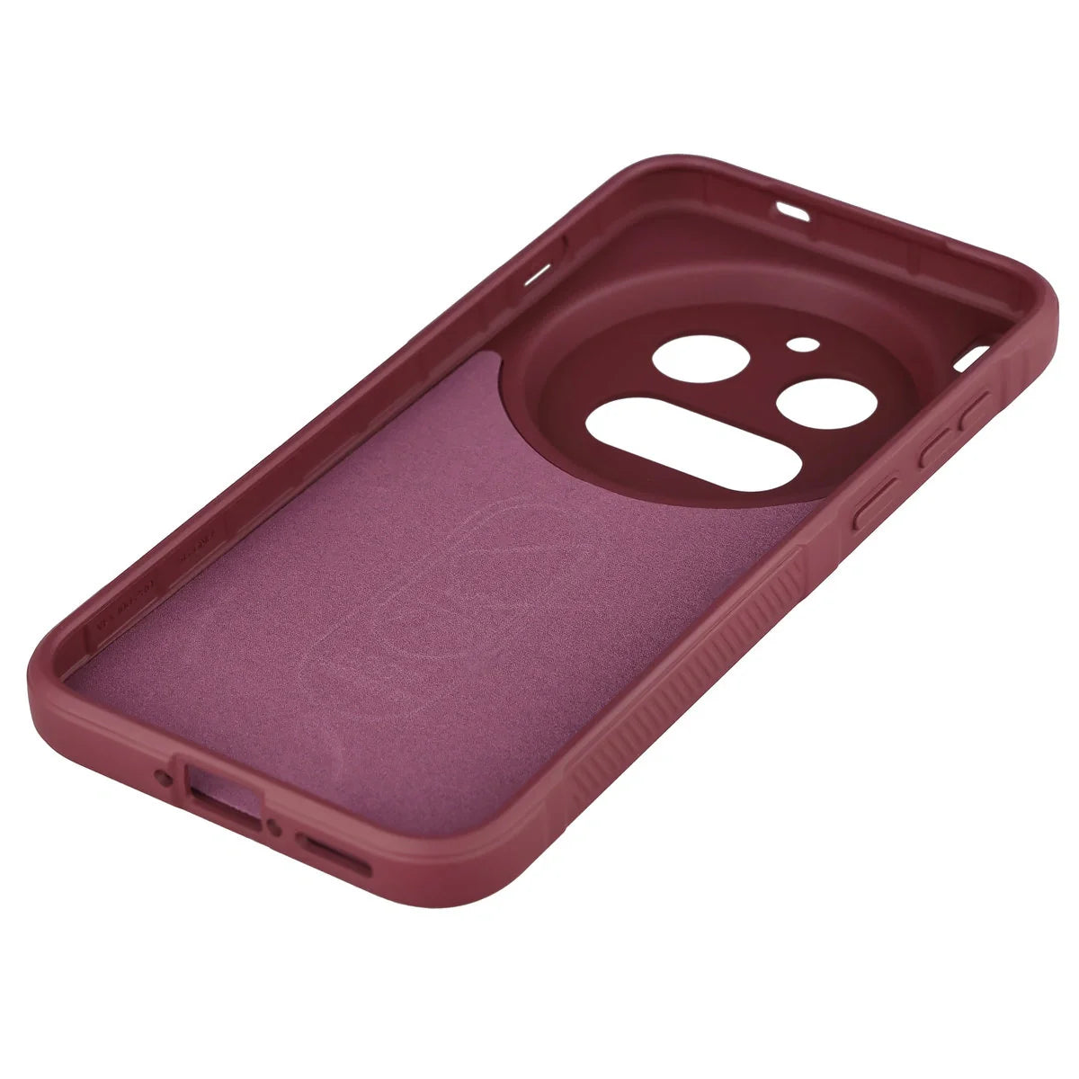 Robuste Handyhülle für Vivo X300 Pro, Bizon Case Tur, Burgunderrot