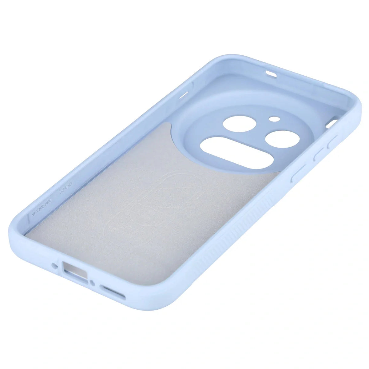 Robuste Handyhülle für Vivo X300 Pro, Bizon Case Tur, Hellblau