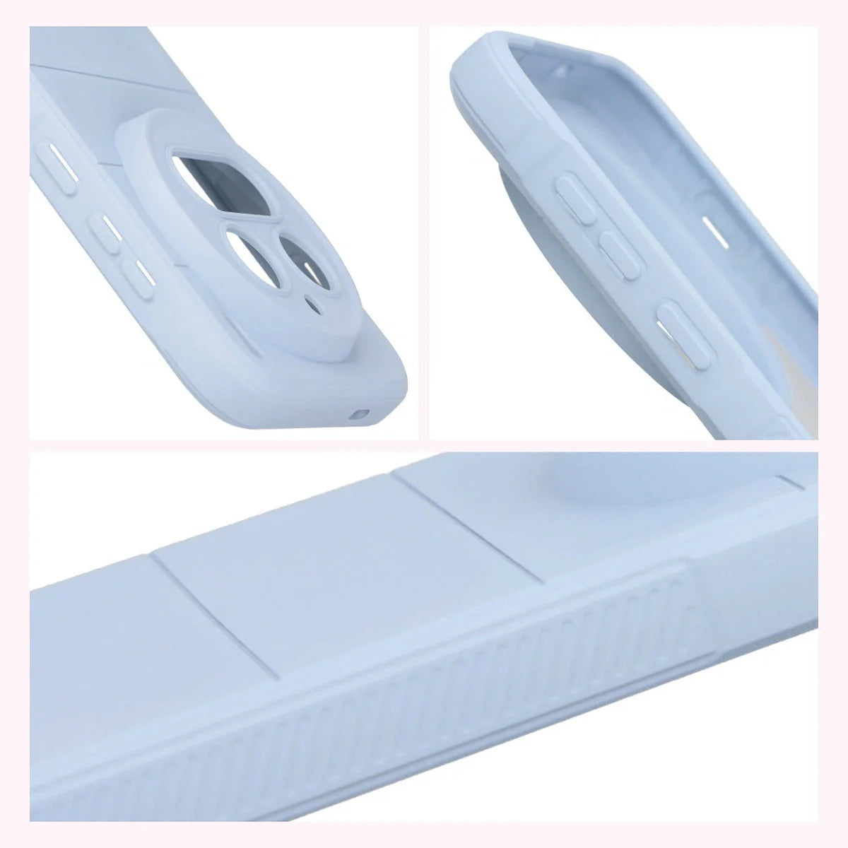 Robuste Handyhülle für Vivo X300 Pro, Bizon Case Tur, Hellblau