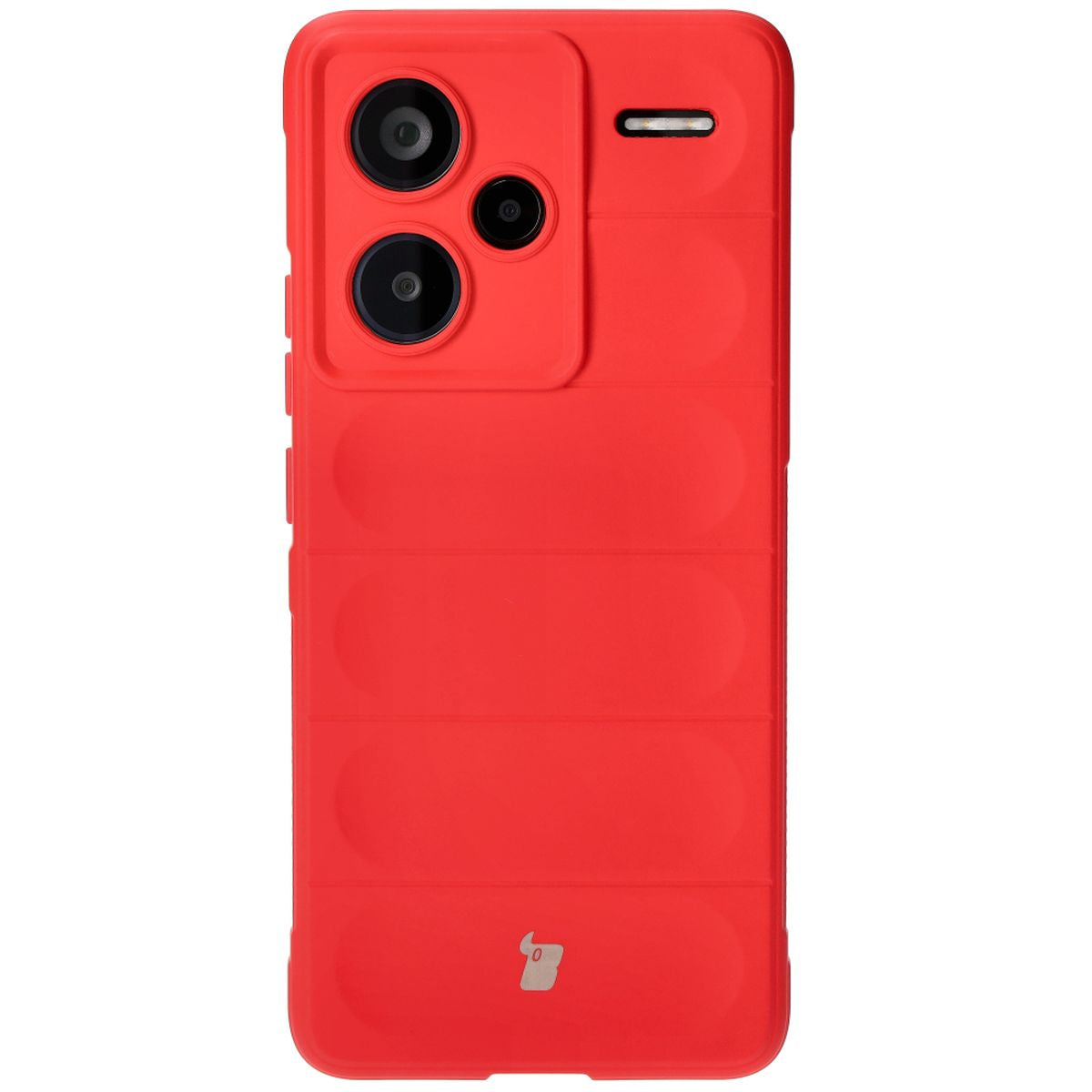 Robuste Handyhülle für Xiaomi Redmi Note 13 Pro+ 5G, Bizon Case Tur, Rot