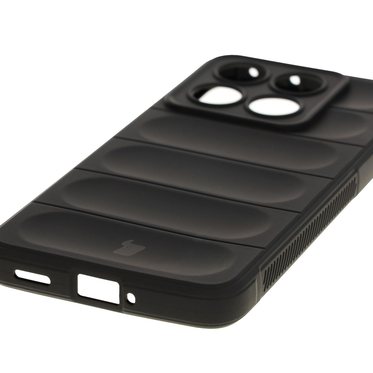 Robuste Handyhülle für Xiaomi 14T, Bizon Case Tur, Schwarz