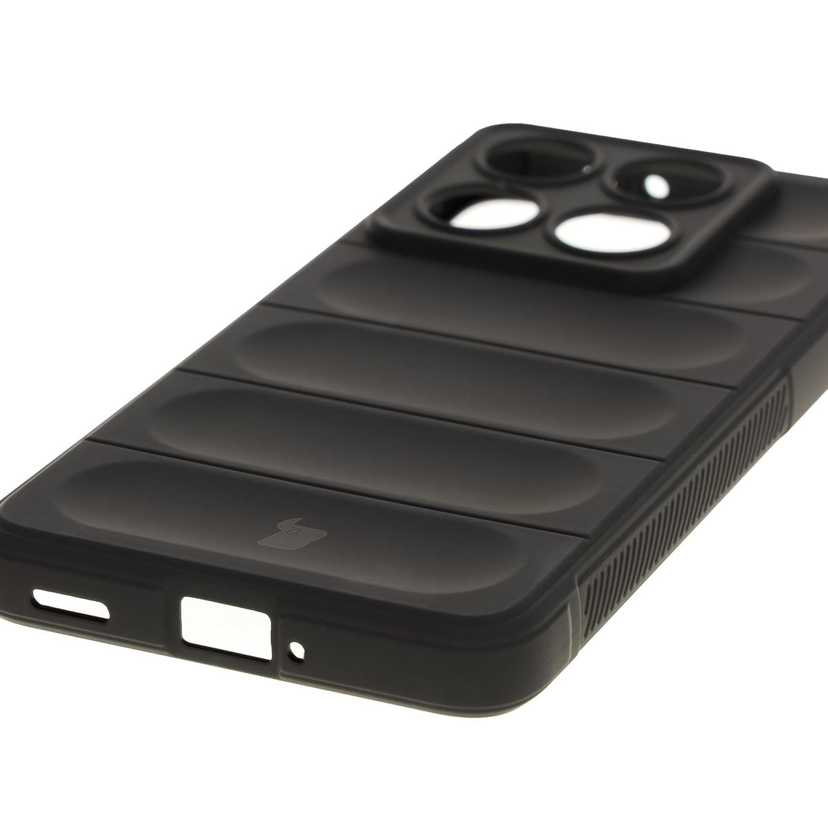 Robuste Handyhülle für Xiaomi 14T Pro, Bizon Case Tur, Schwarz