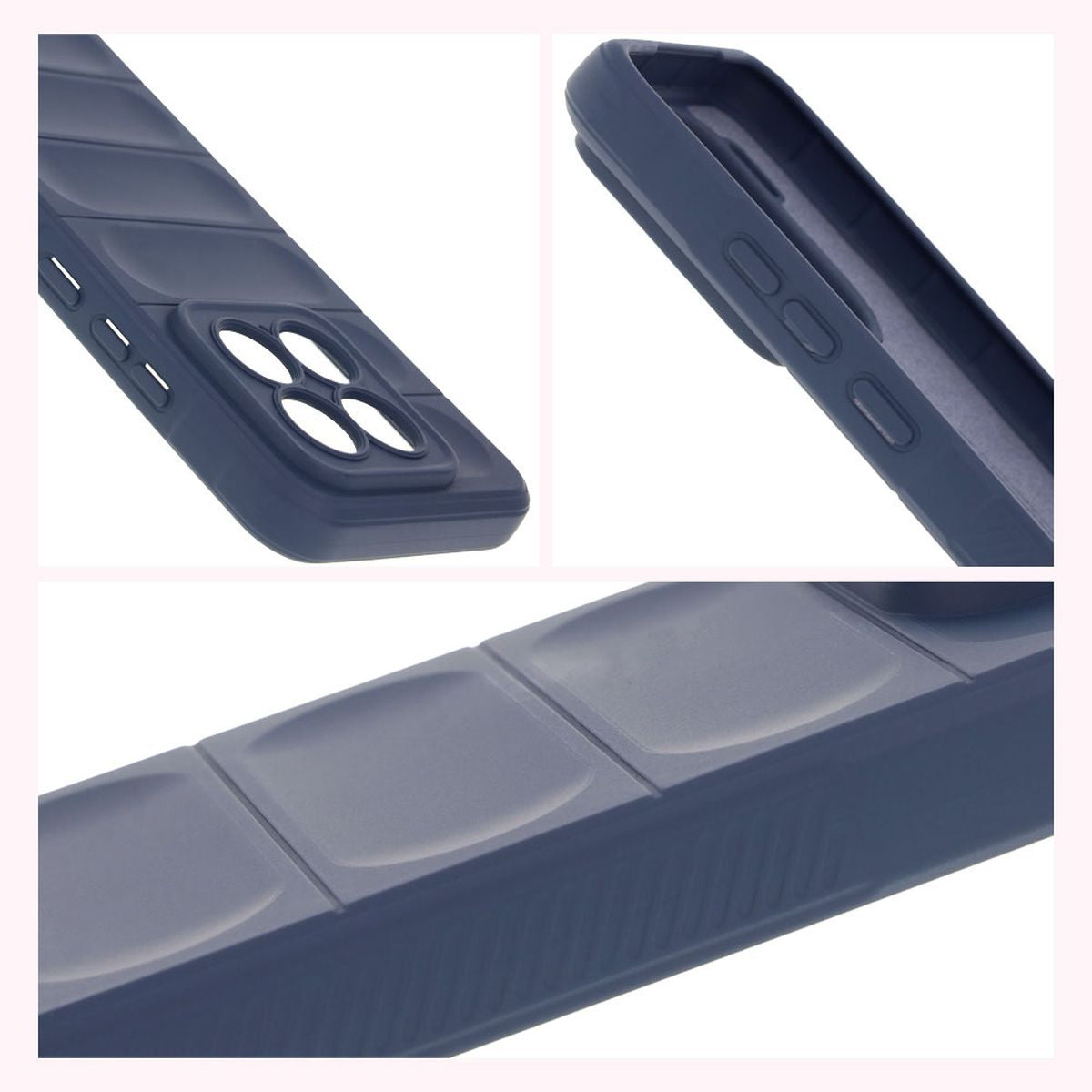 Robuste Handyhülle für Xiaomi 15, Bizon Case Tur, Dunkelblau