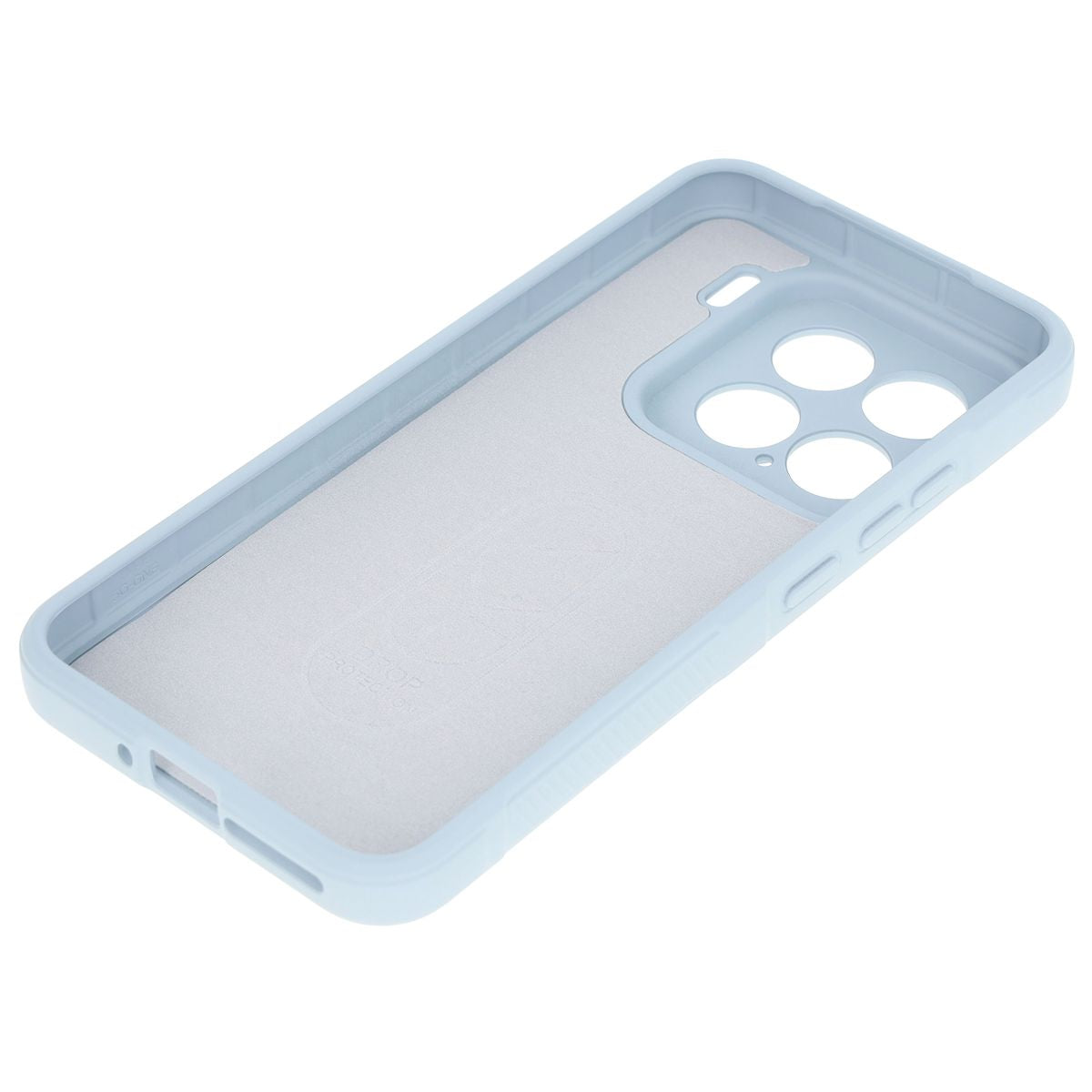 Robuste Handyhülle für Xiaomi 15, Bizon Case Tur, Hellblau