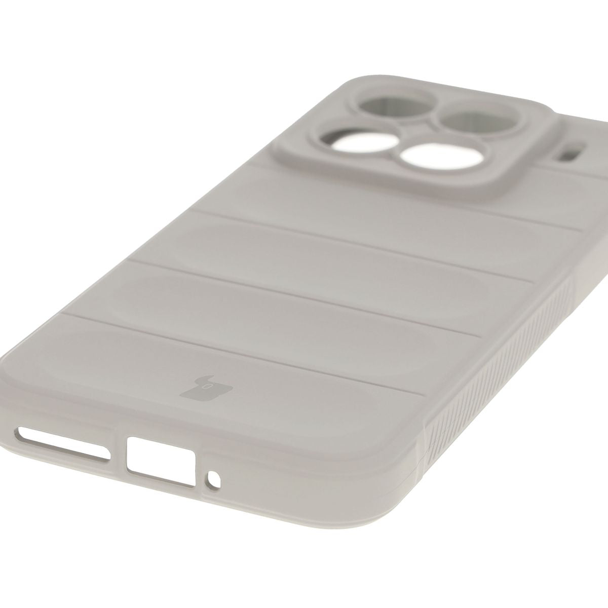 Robuste Handyhülle für Xiaomi 15, Bizon Case Tur, Hellgrau