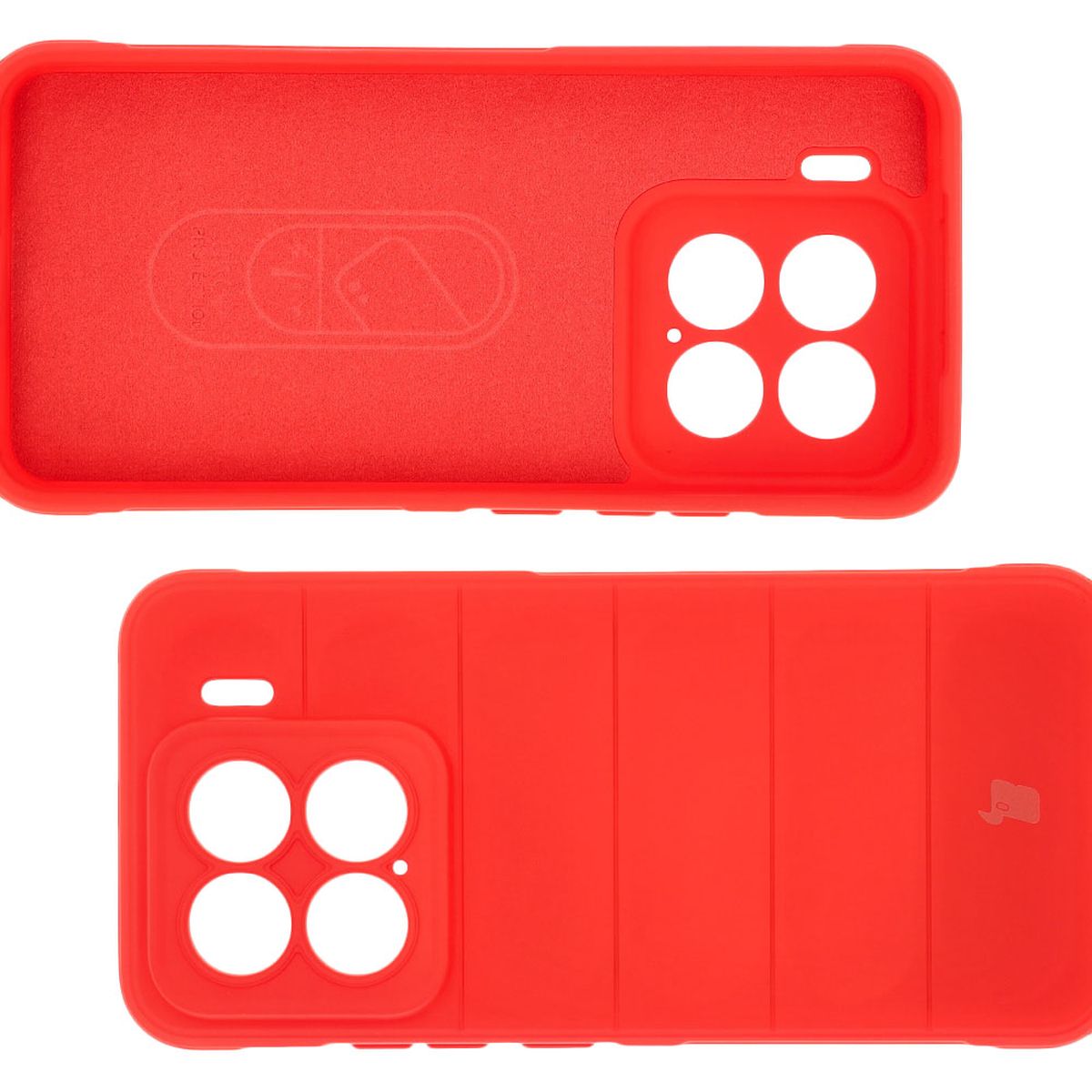Robuste Handyhülle für Xiaomi 15, Bizon Case Tur, Rot