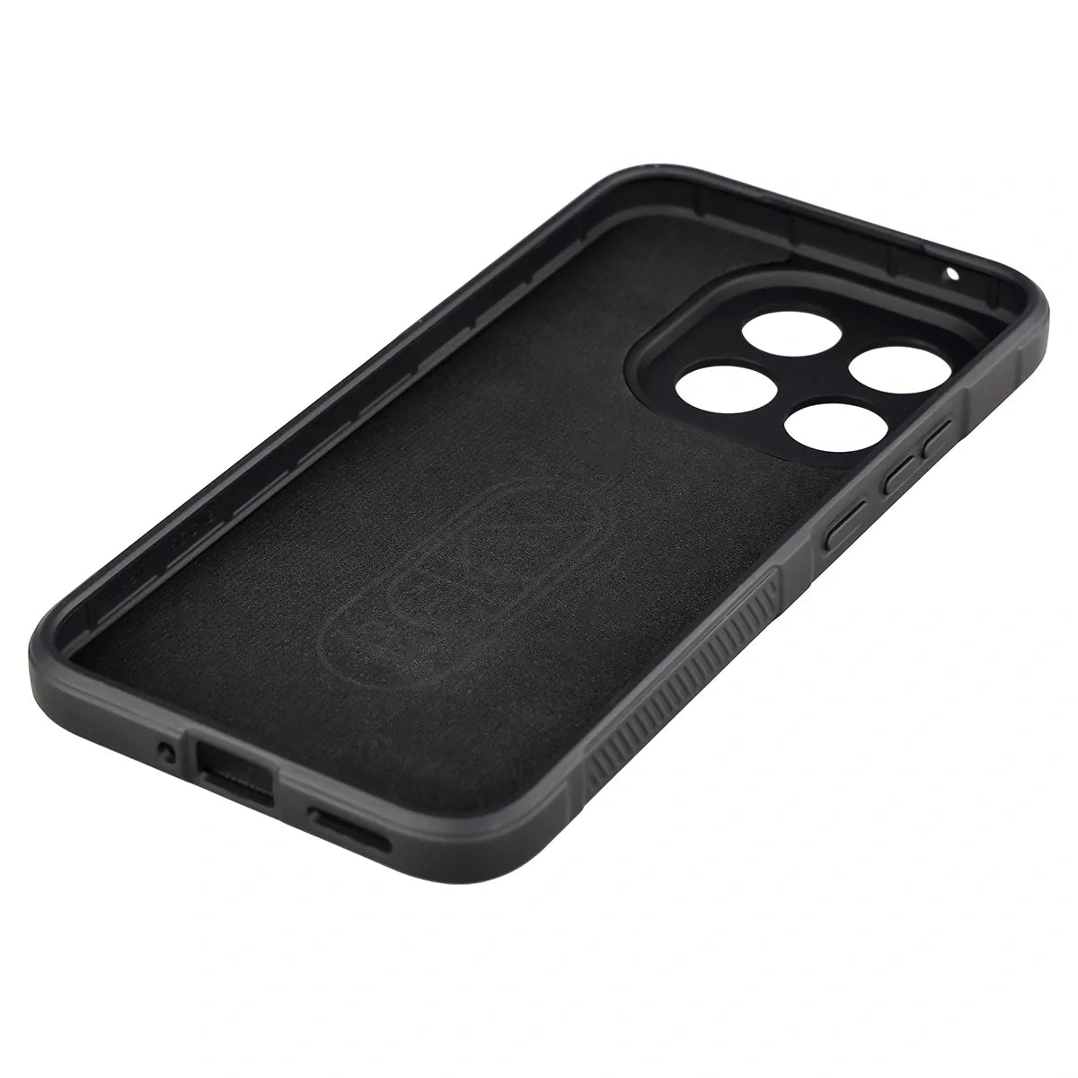 Robuste Handyhülle für Xiaomi 15T, Bizon Case Tur, Schwarz
