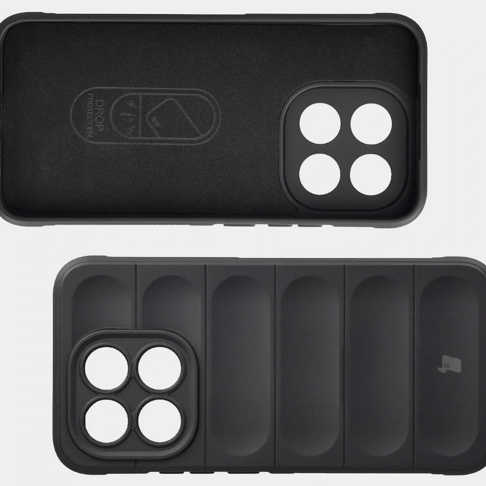 Robuste Handyhülle für Xiaomi 15T, Bizon Case Tur, Schwarz