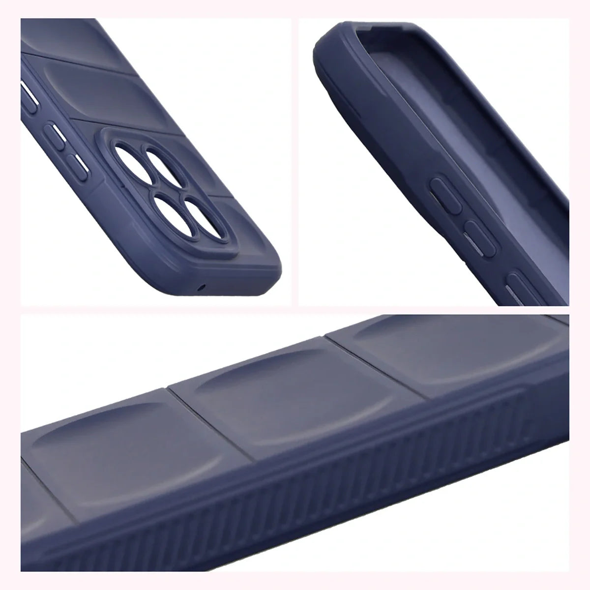 Robuste Handyhülle für Xiaomi 15T, Bizon Case Tur, Dunkelblau