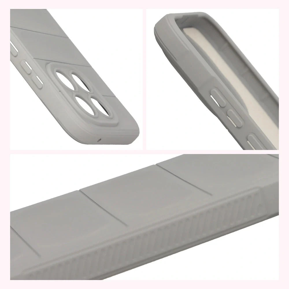 Robuste Handyhülle für Xiaomi 15T, Bizon Case Tur, Hellgrau