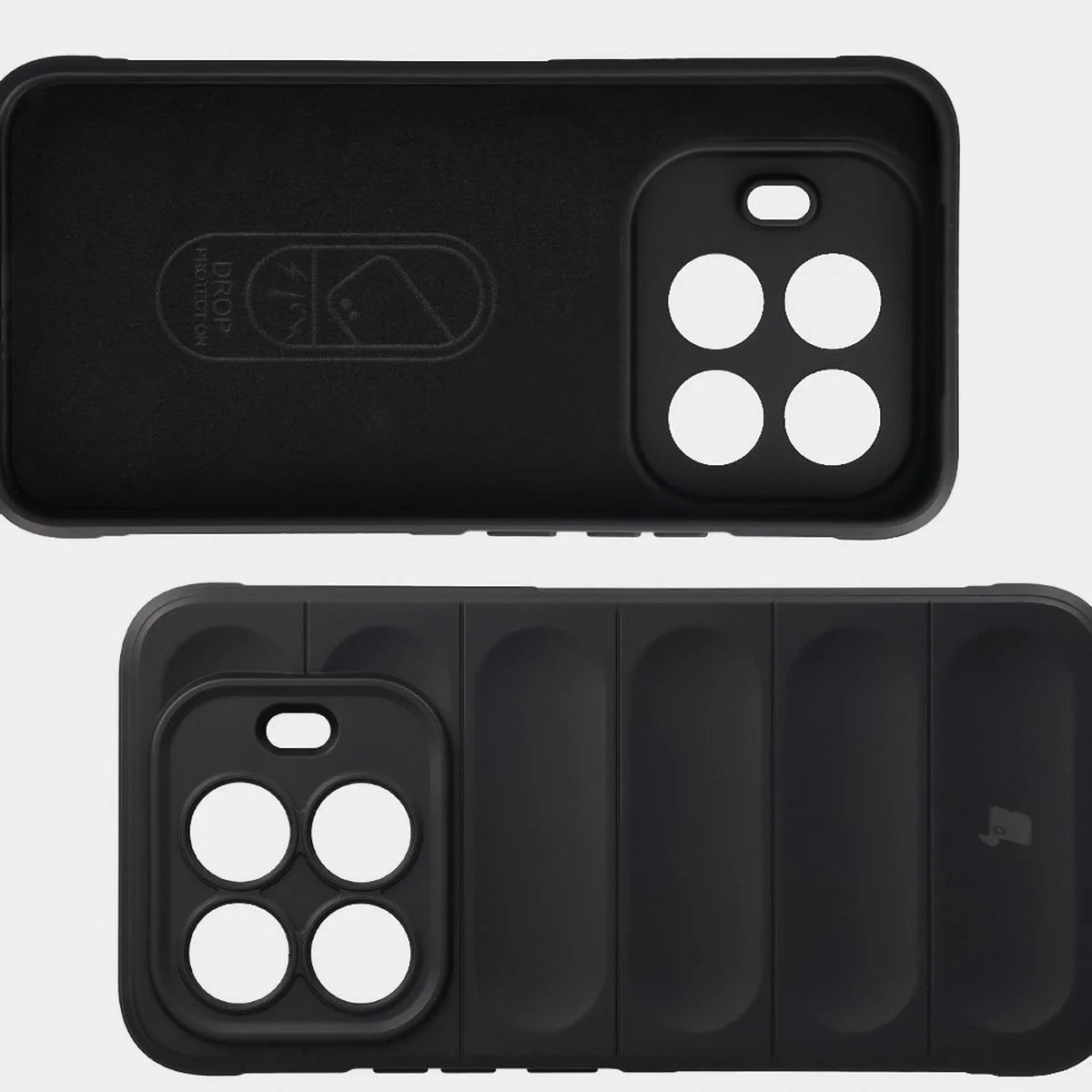 Robuste Handyhülle für Xiaomi 15T Pro, Bizon Case Tur, Schwarz