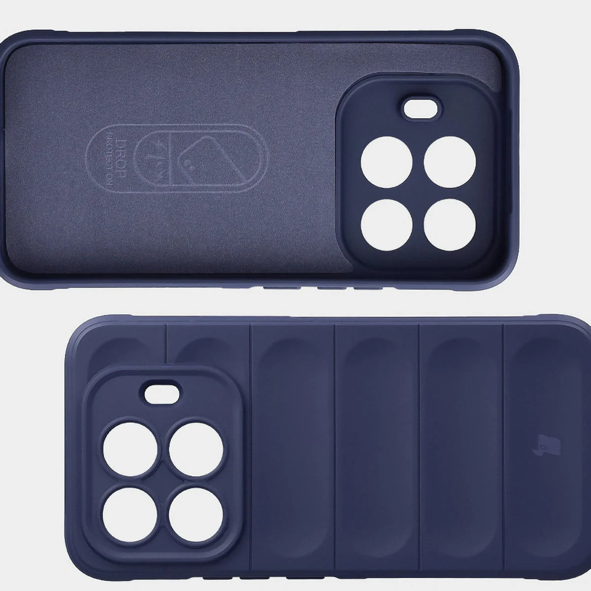 Robuste Handyhülle für Xiaomi 15T Pro, Bizon Case Tur, Dunkelblau
