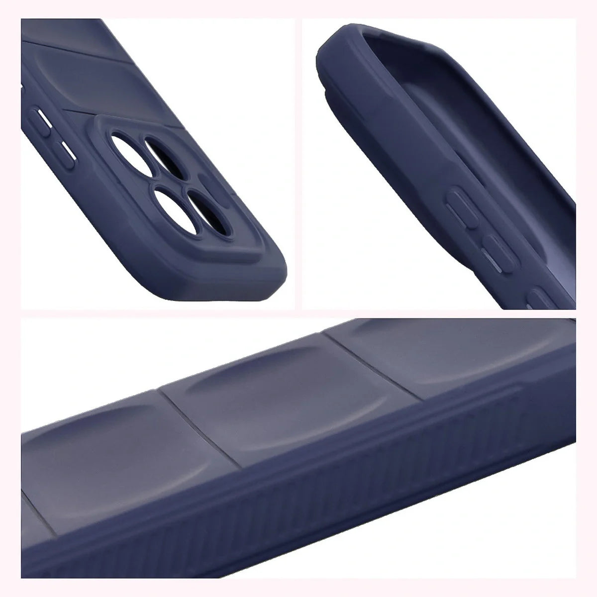 Robuste Handyhülle für Xiaomi 15T Pro, Bizon Case Tur, Dunkelblau