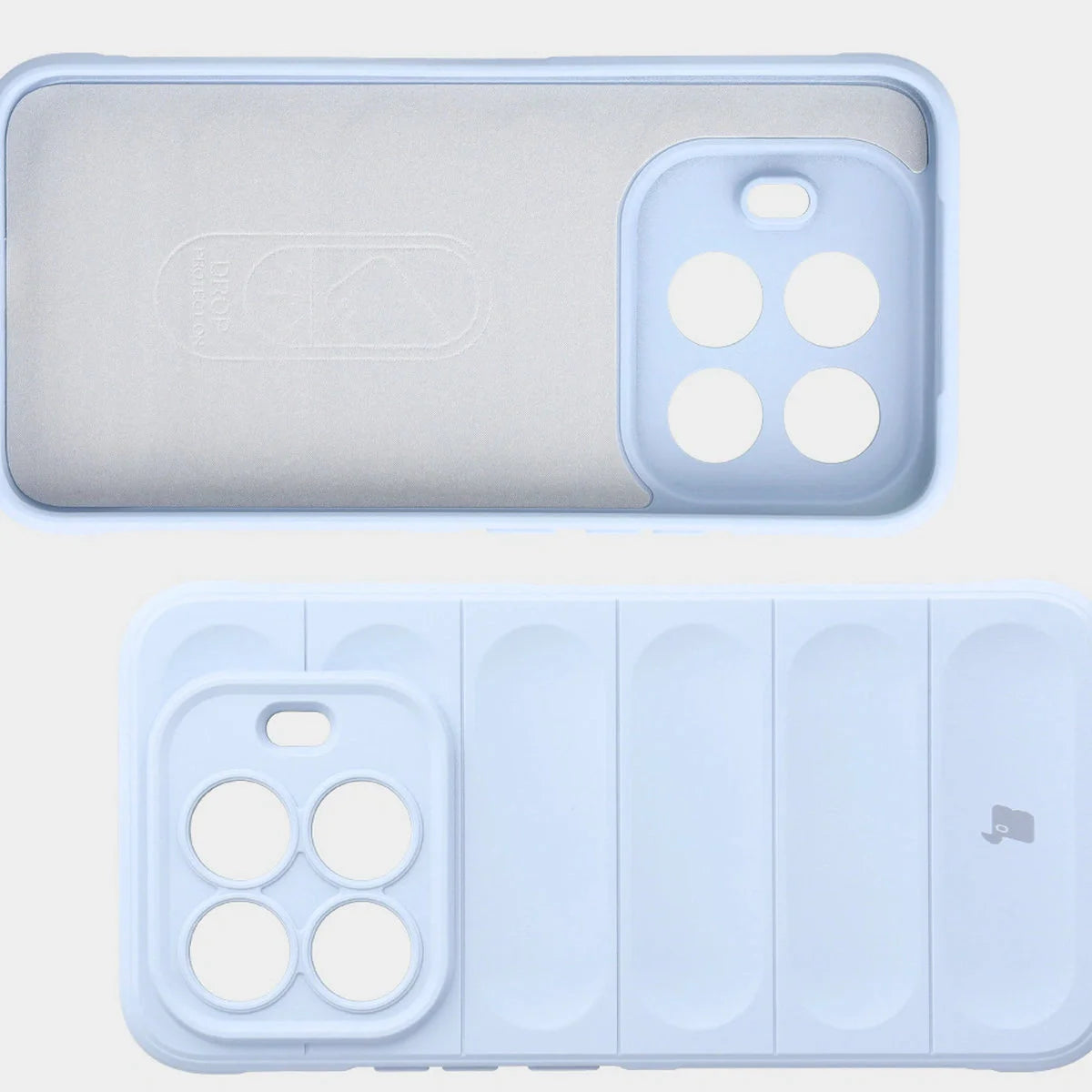 Robuste Handyhülle für Xiaomi 15T Pro, Bizon Case Tur, Hellblau