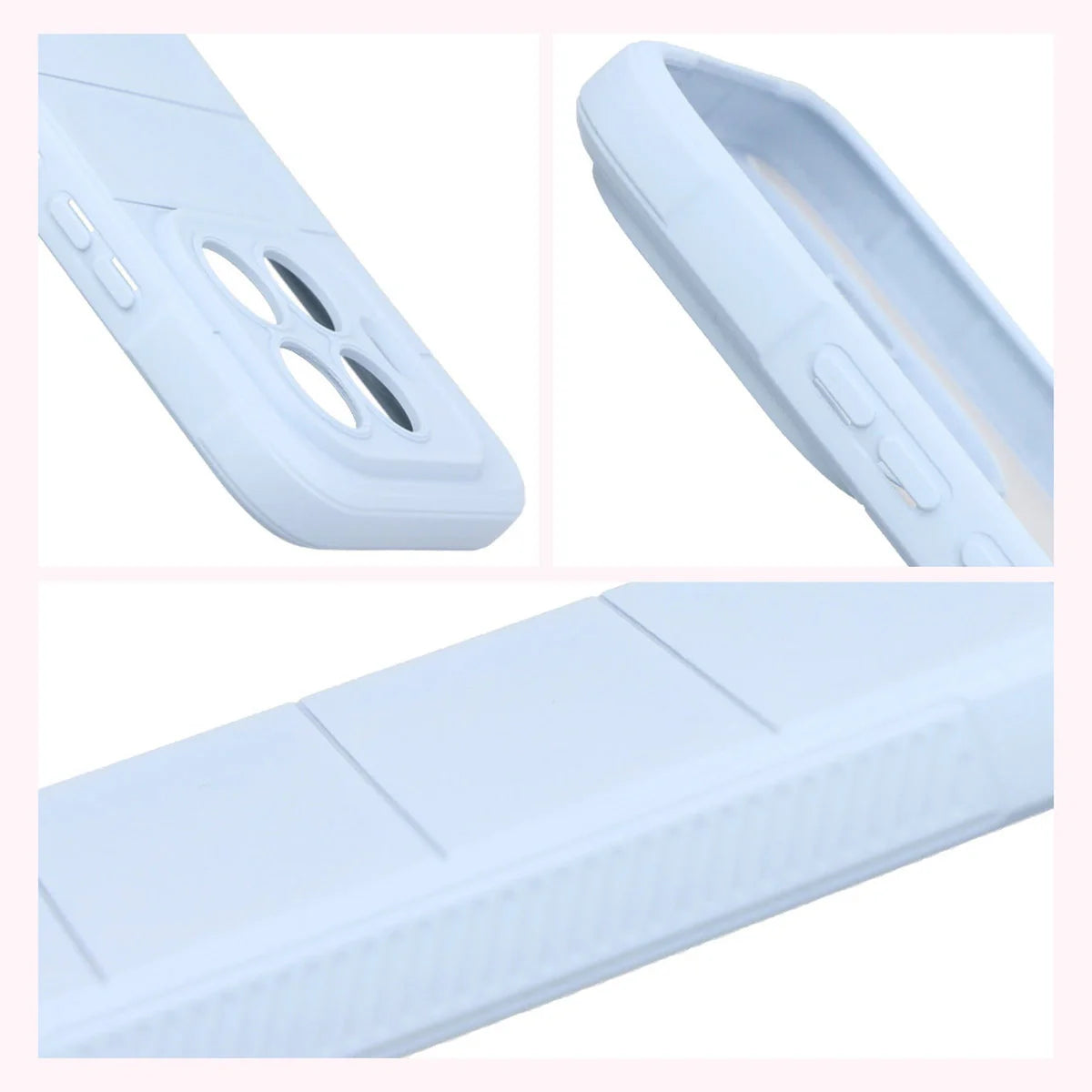 Robuste Handyhülle für Xiaomi 15T Pro, Bizon Case Tur, Hellblau