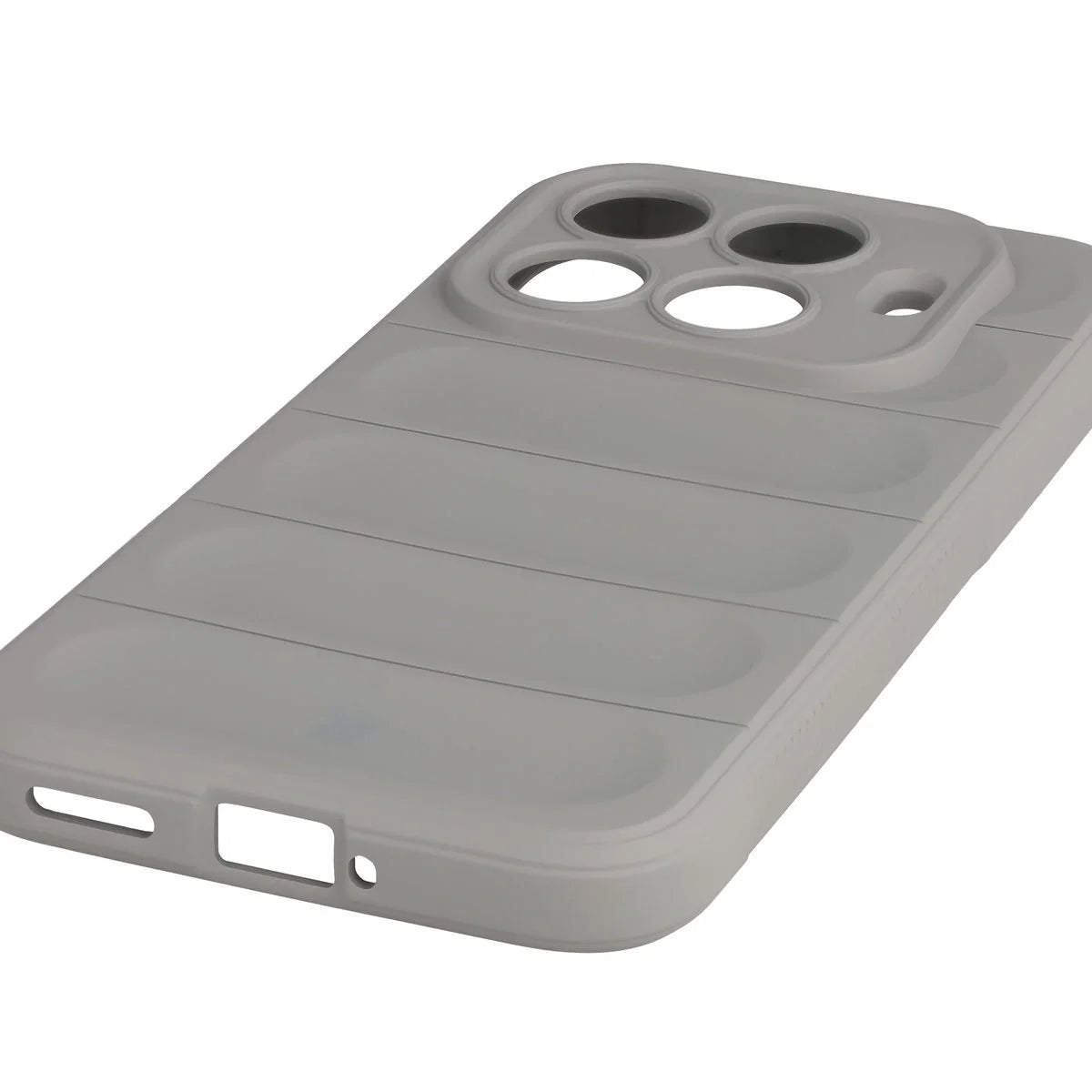Robuste Handyhülle für Xiaomi 15T Pro, Bizon Case Tur, Hellgrau