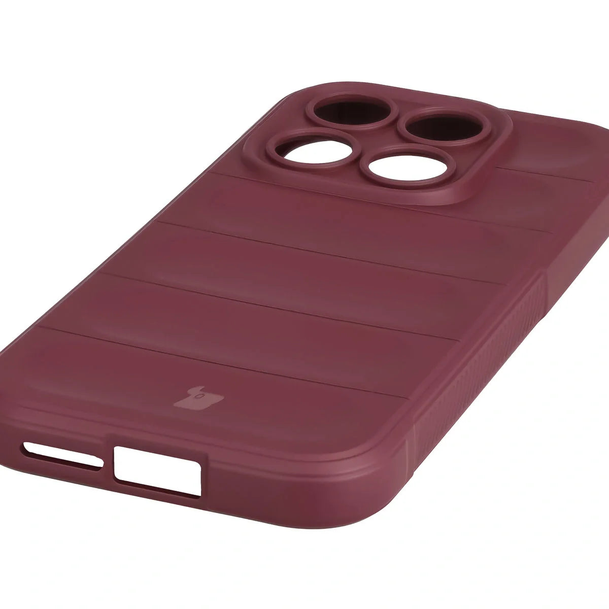 Robuste Handyhülle für Xiaomi 17, Bizon Case Tur, Burgunderrot
