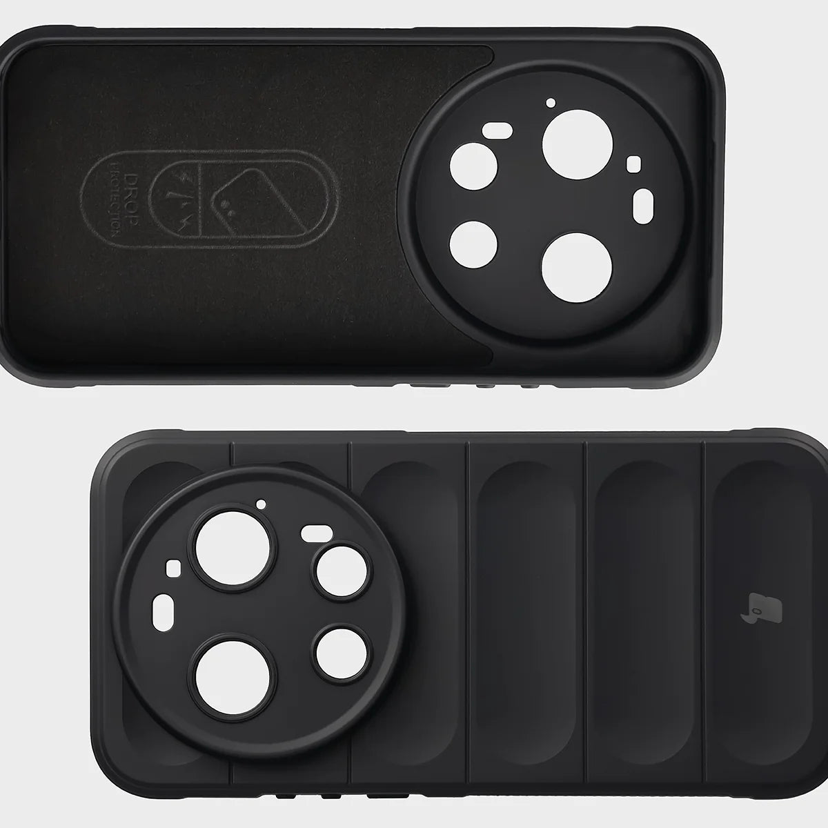 Robuste Handyhülle für Xiaomi 17 Ultra, Bizon Case Tur, Schwarz