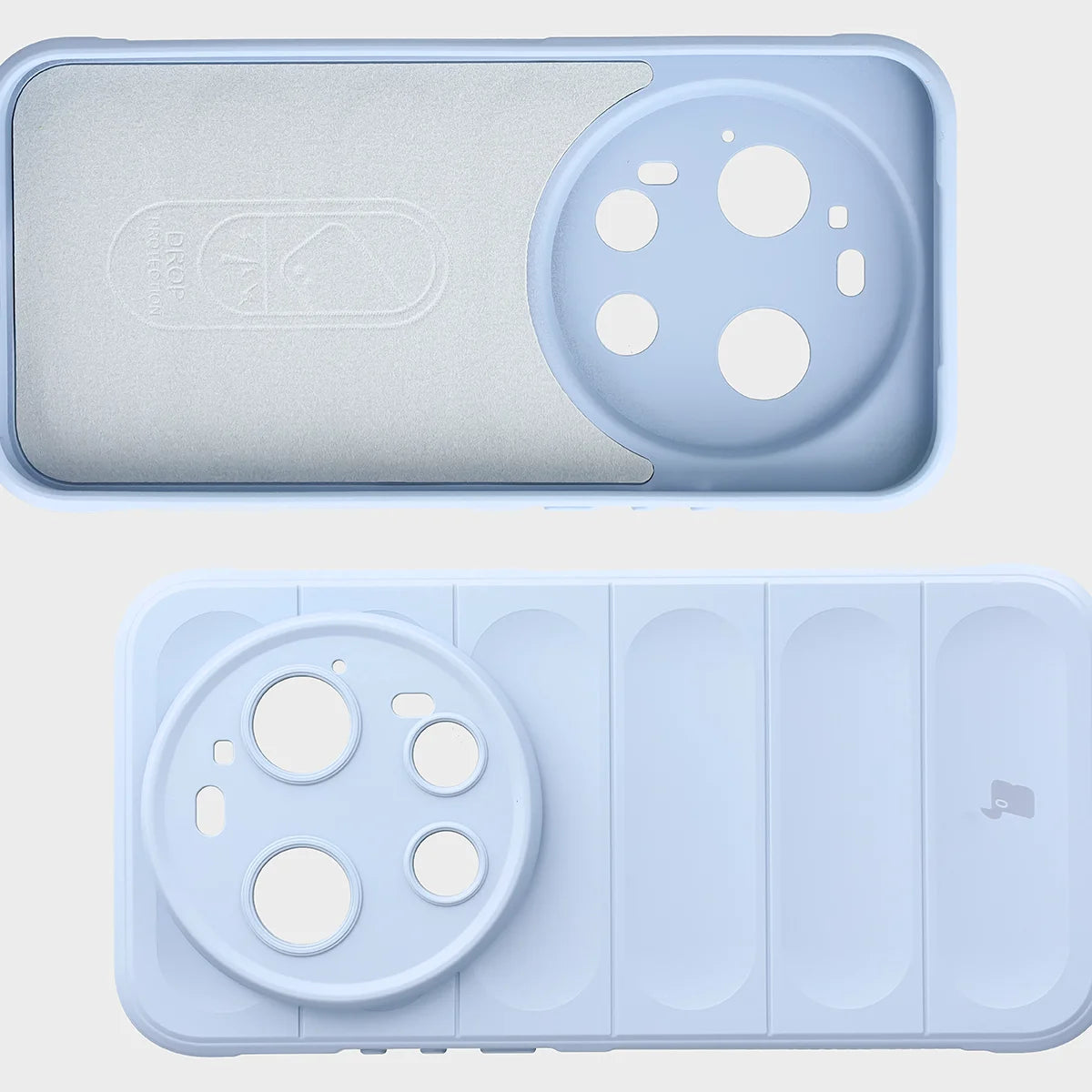 Robuste Handyhülle für Xiaomi 17 Ultra, Bizon Case Tur, Hellblau
