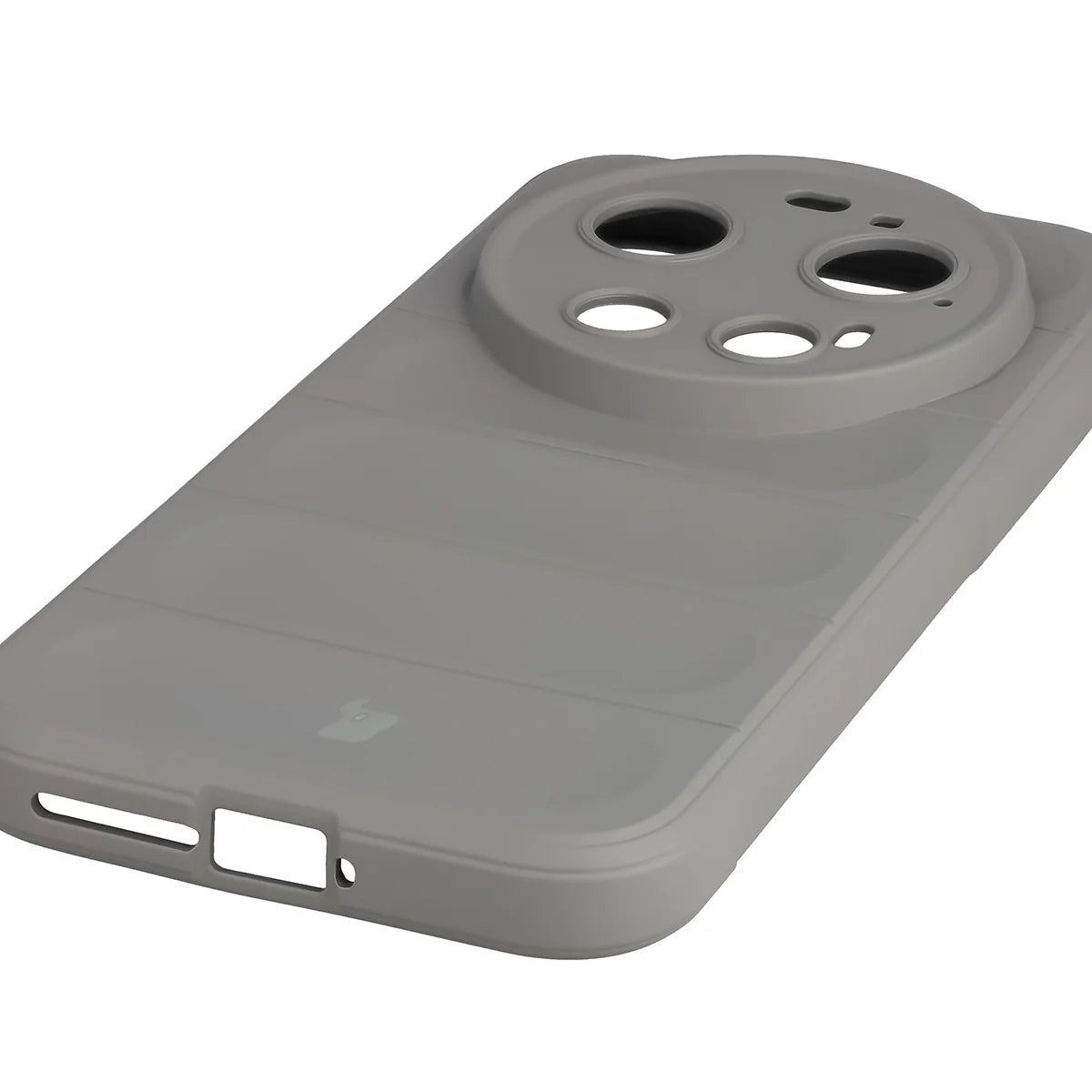 Robuste Handyhülle für Xiaomi 17 Ultra, Bizon Case Tur, Hellgrau