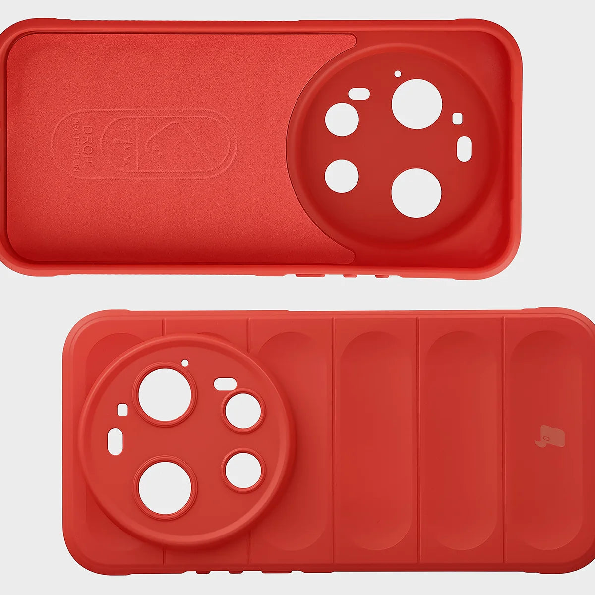 Robuste Handyhülle für Xiaomi 17 Ultra, Bizon Case Tur, Rot